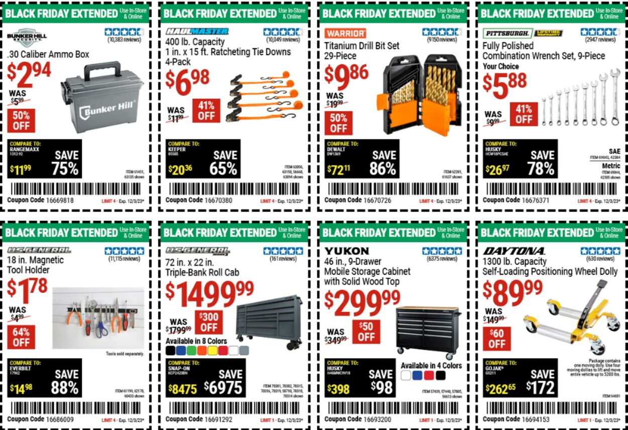 Catalogue Harbor Freight from 11/24/2023