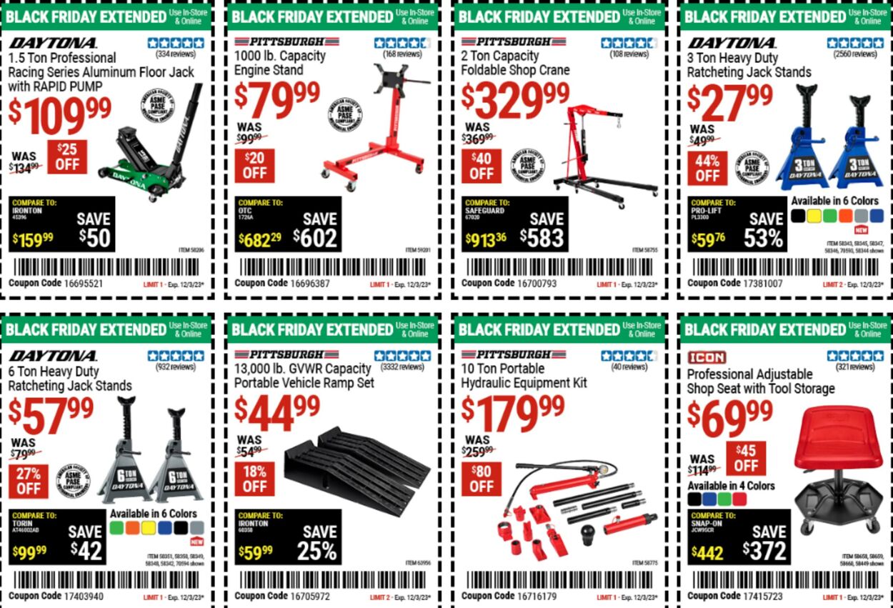 Catalogue Harbor Freight from 11/24/2023