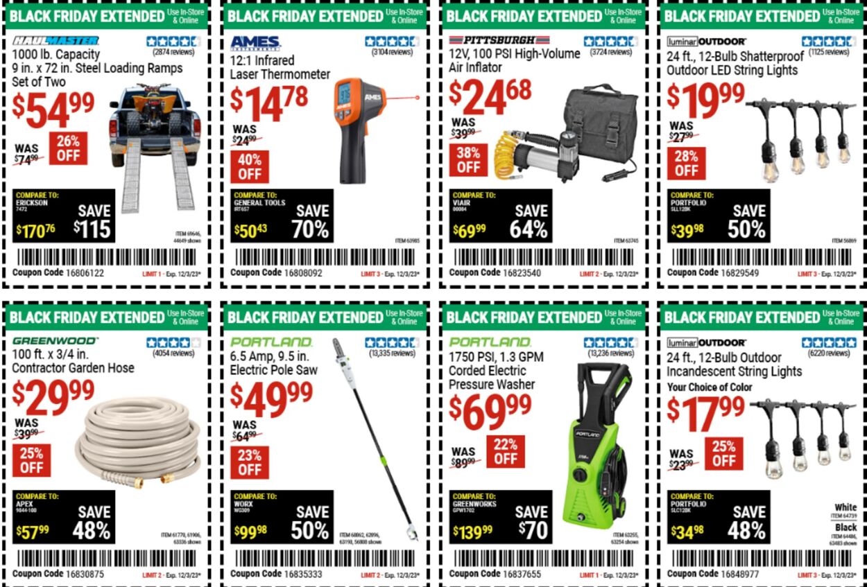 Catalogue Harbor Freight from 11/24/2023