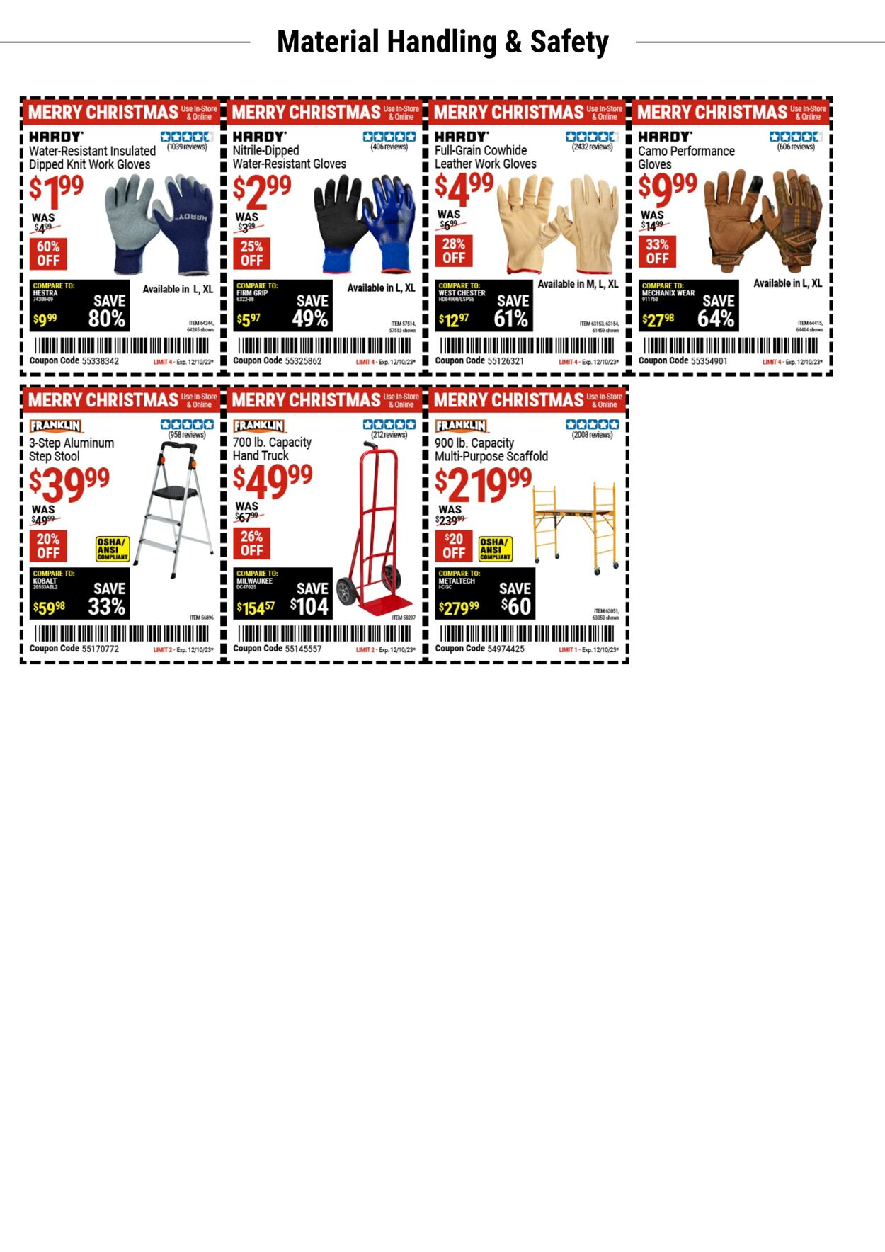 Catalogue Harbor Freight from 12/05/2023