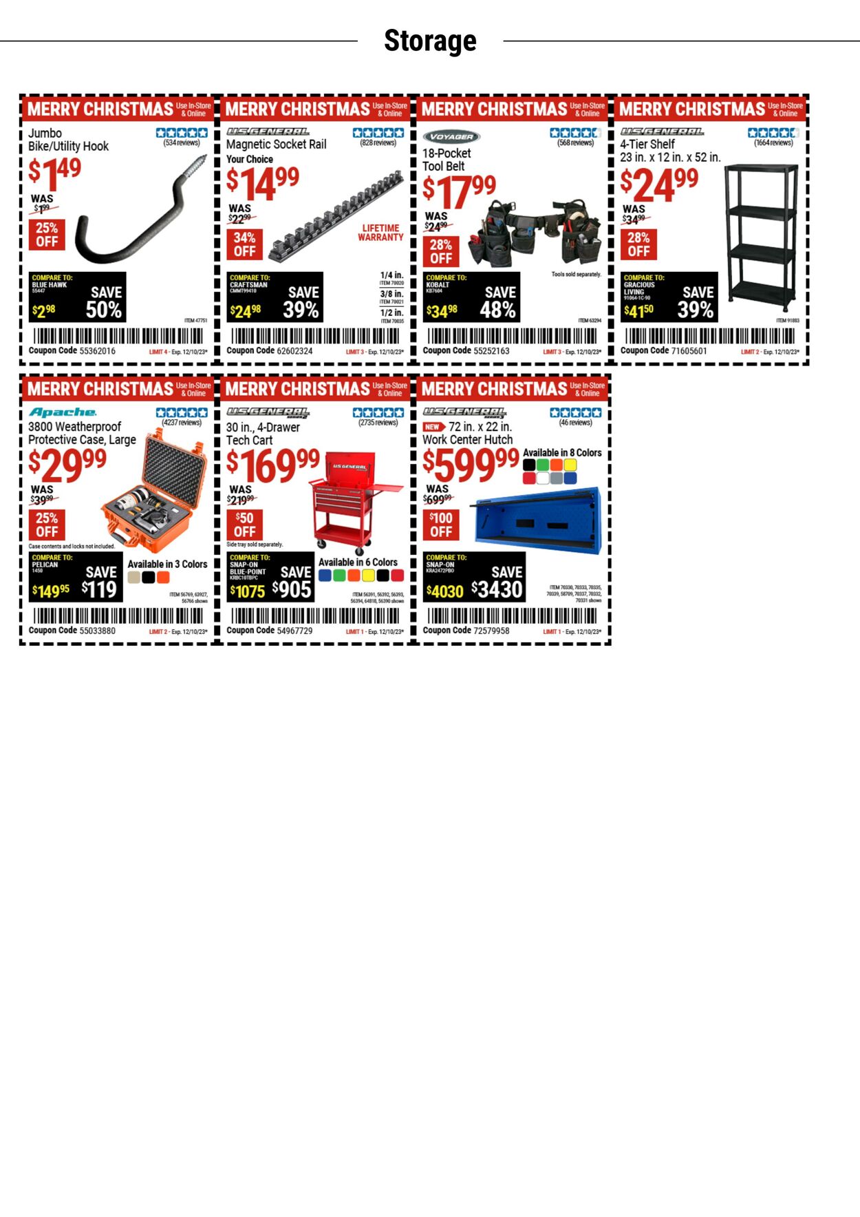 Catalogue Harbor Freight from 12/05/2023