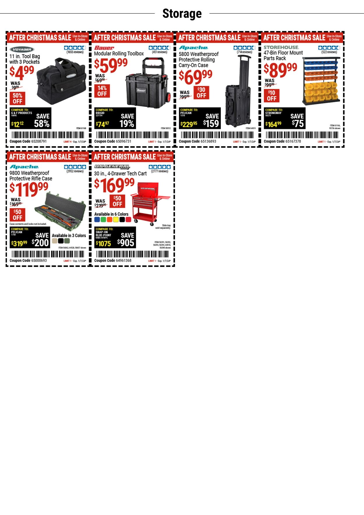 Catalogue Harbor Freight from 01/01/2024