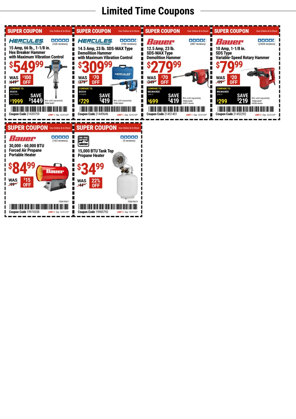 Catalogue Harbor Freight from 01/01/2024