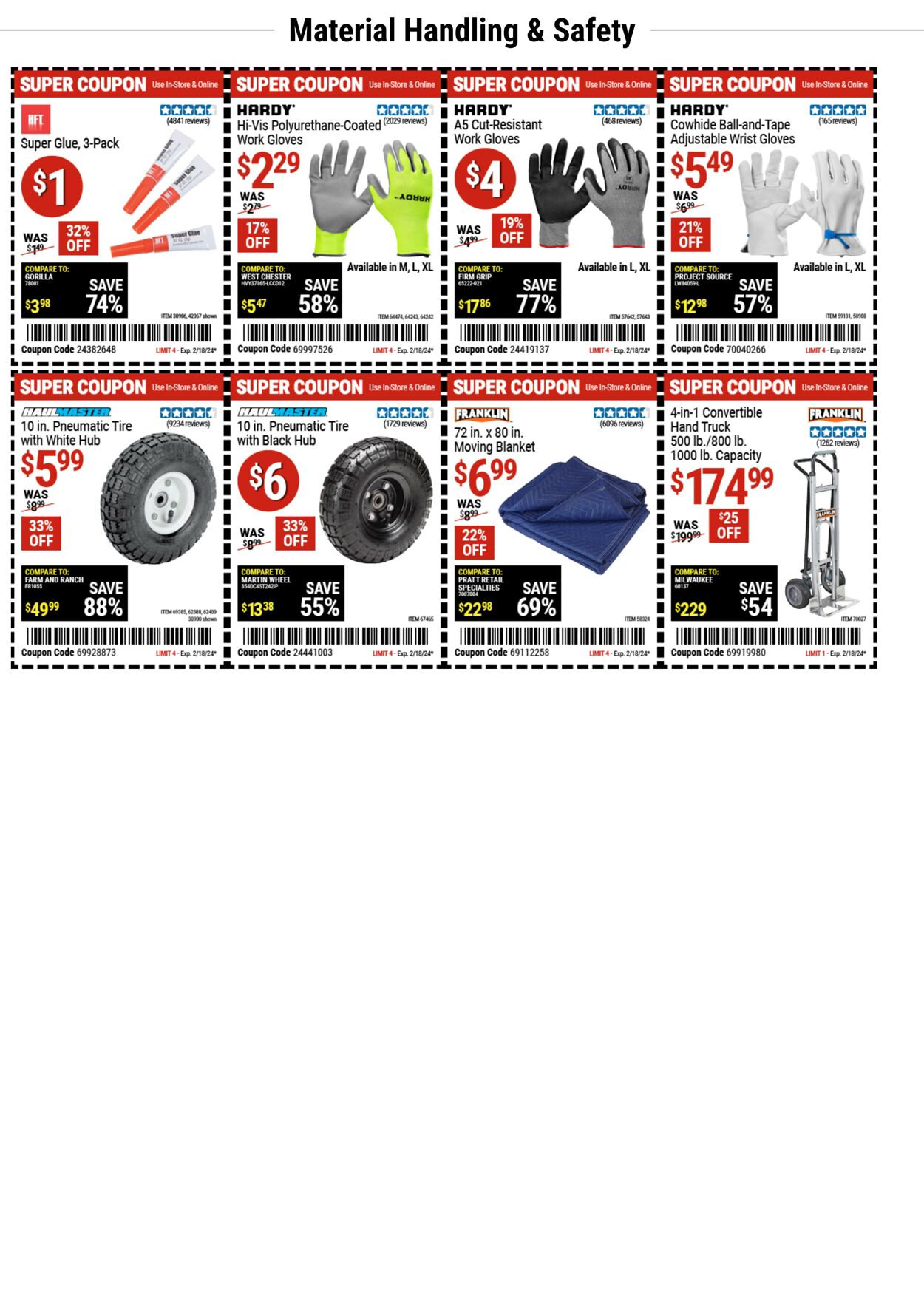 Catalogue Harbor Freight from 02/05/2024