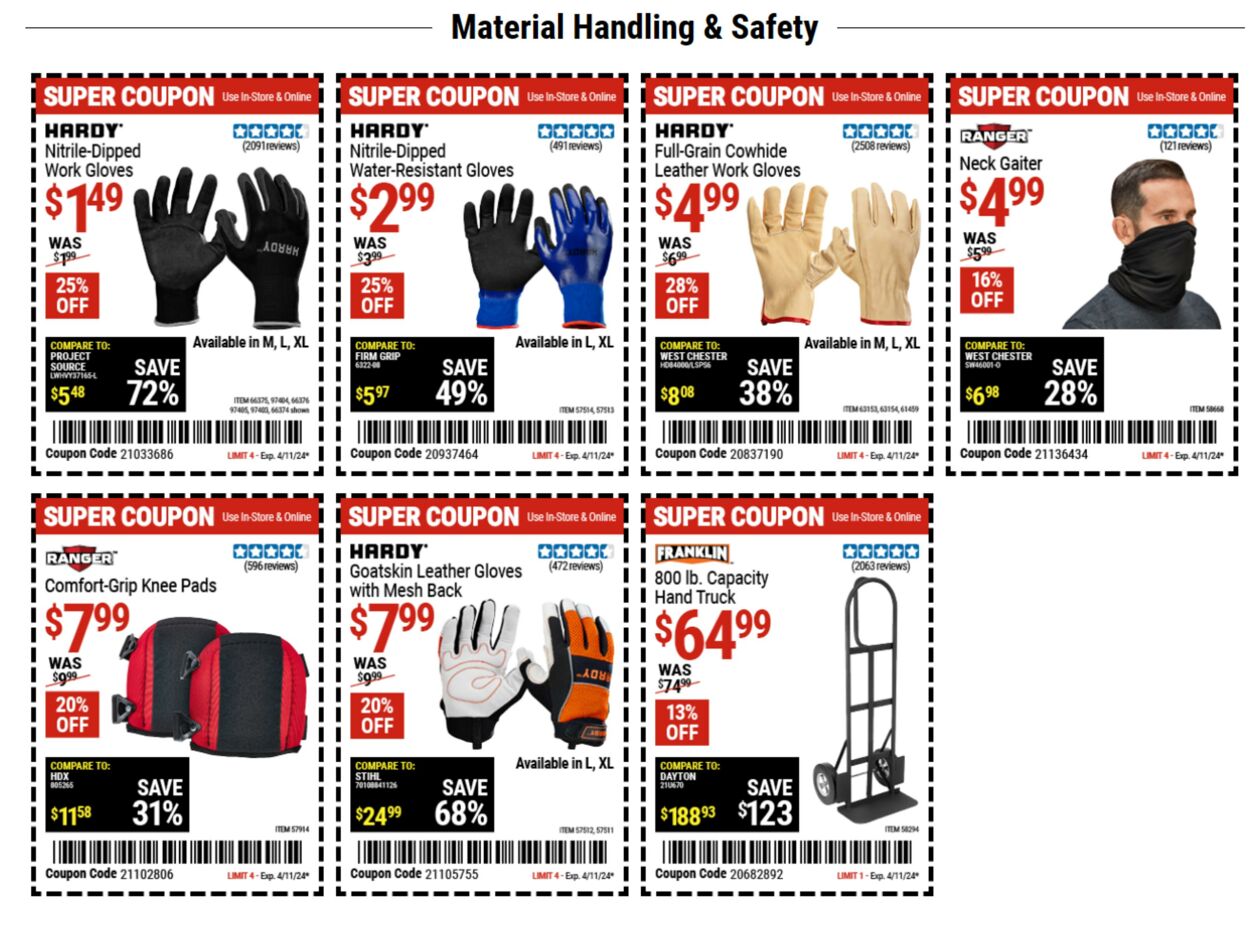 Catalogue Harbor Freight from 03/28/2024