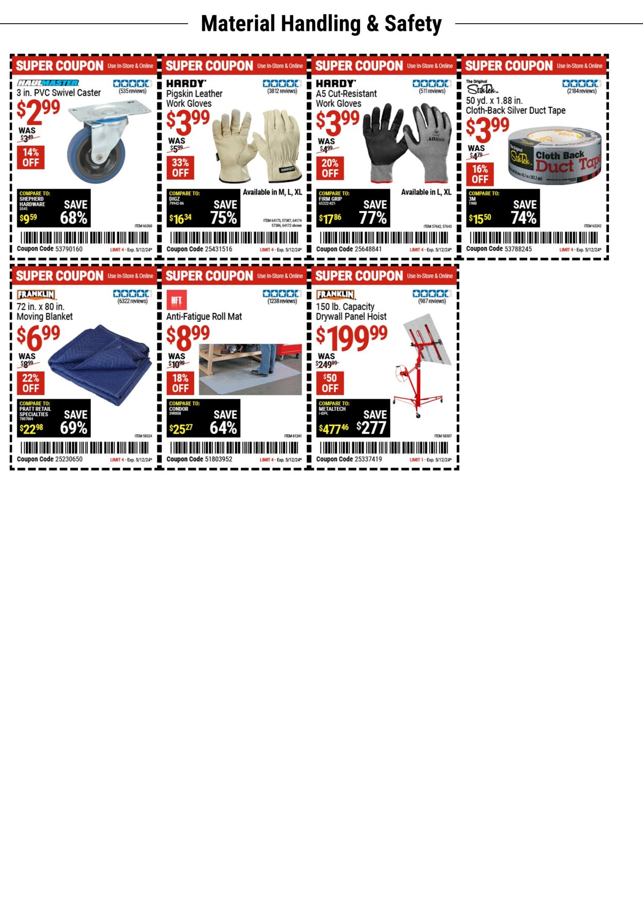 Catalogue Harbor Freight from 04/29/2024