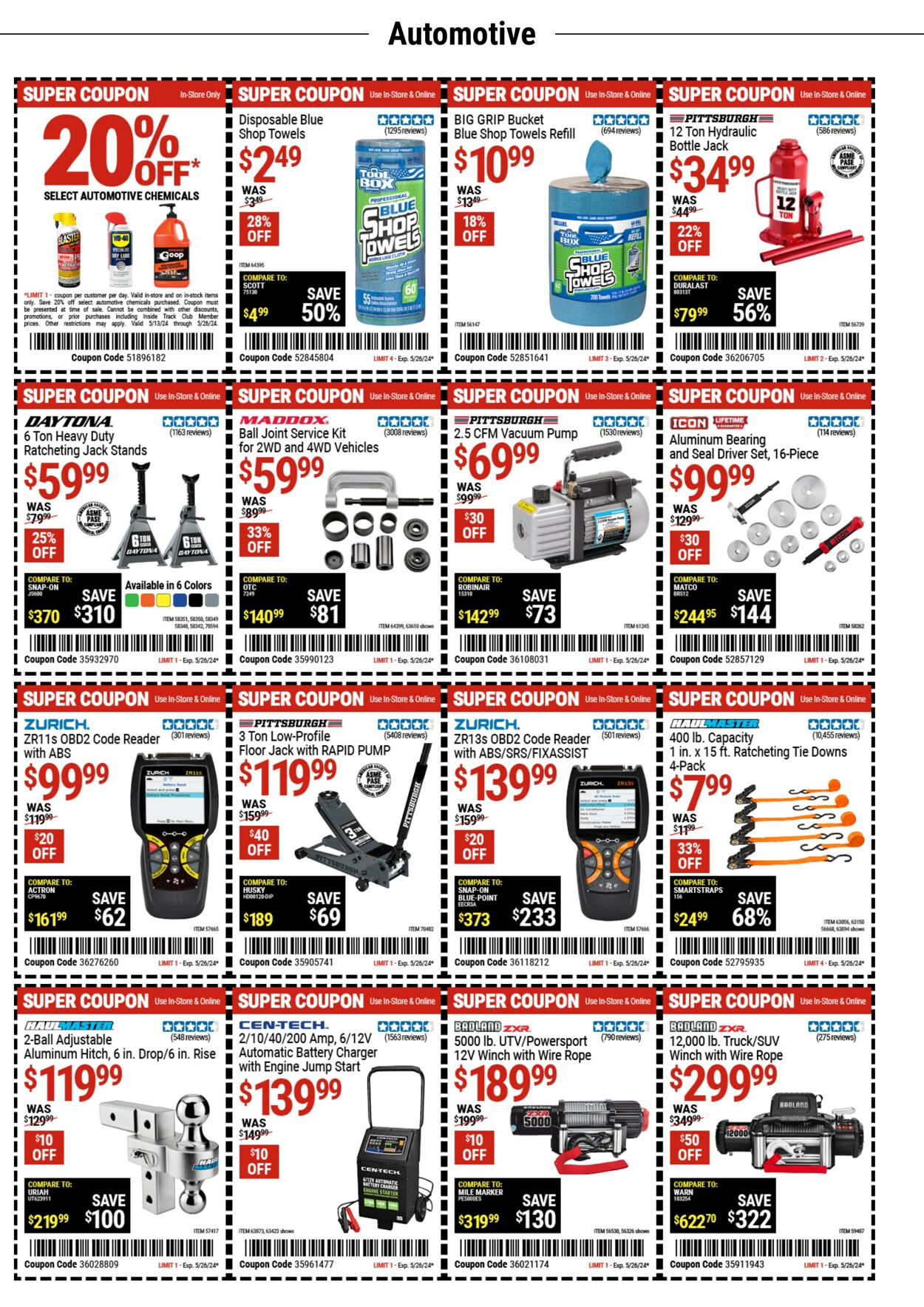 Catalogue Harbor Freight from 05/14/2024