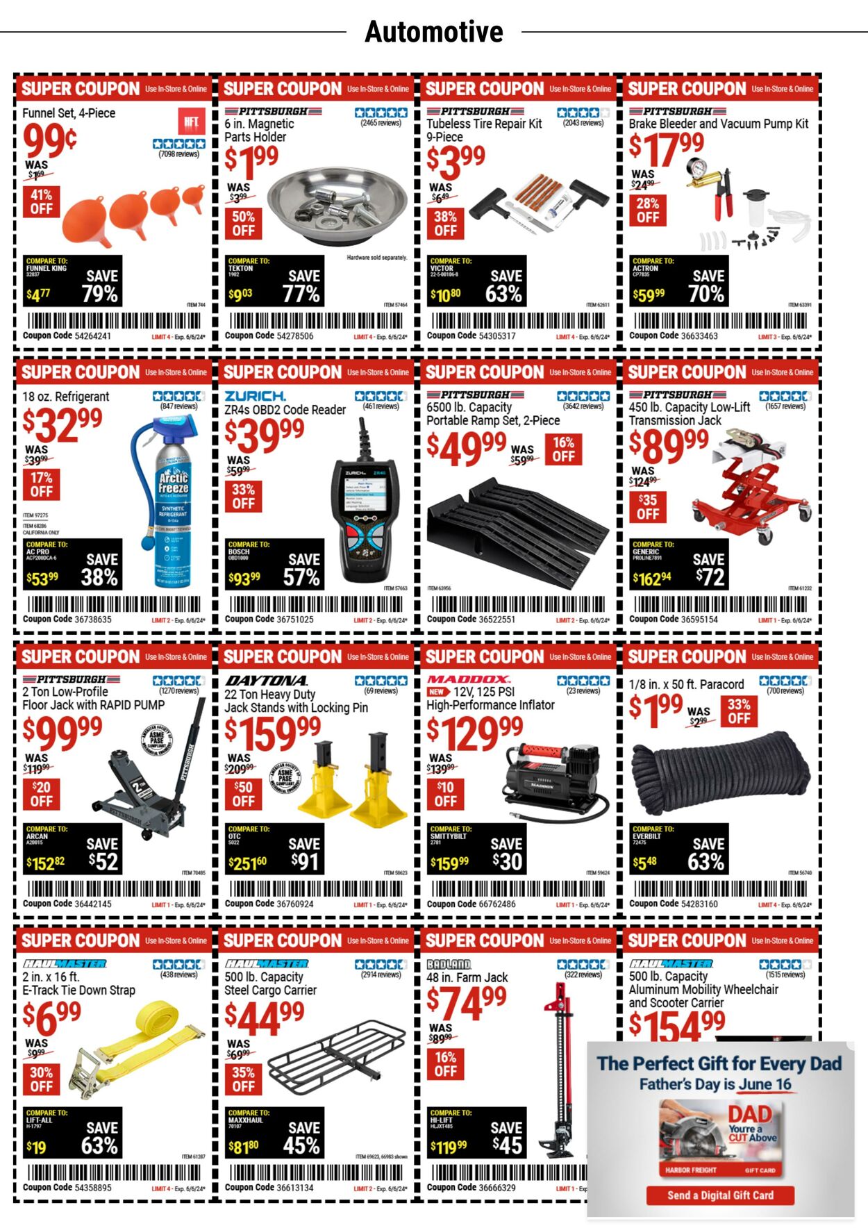 Catalogue Harbor Freight from 06/03/2024