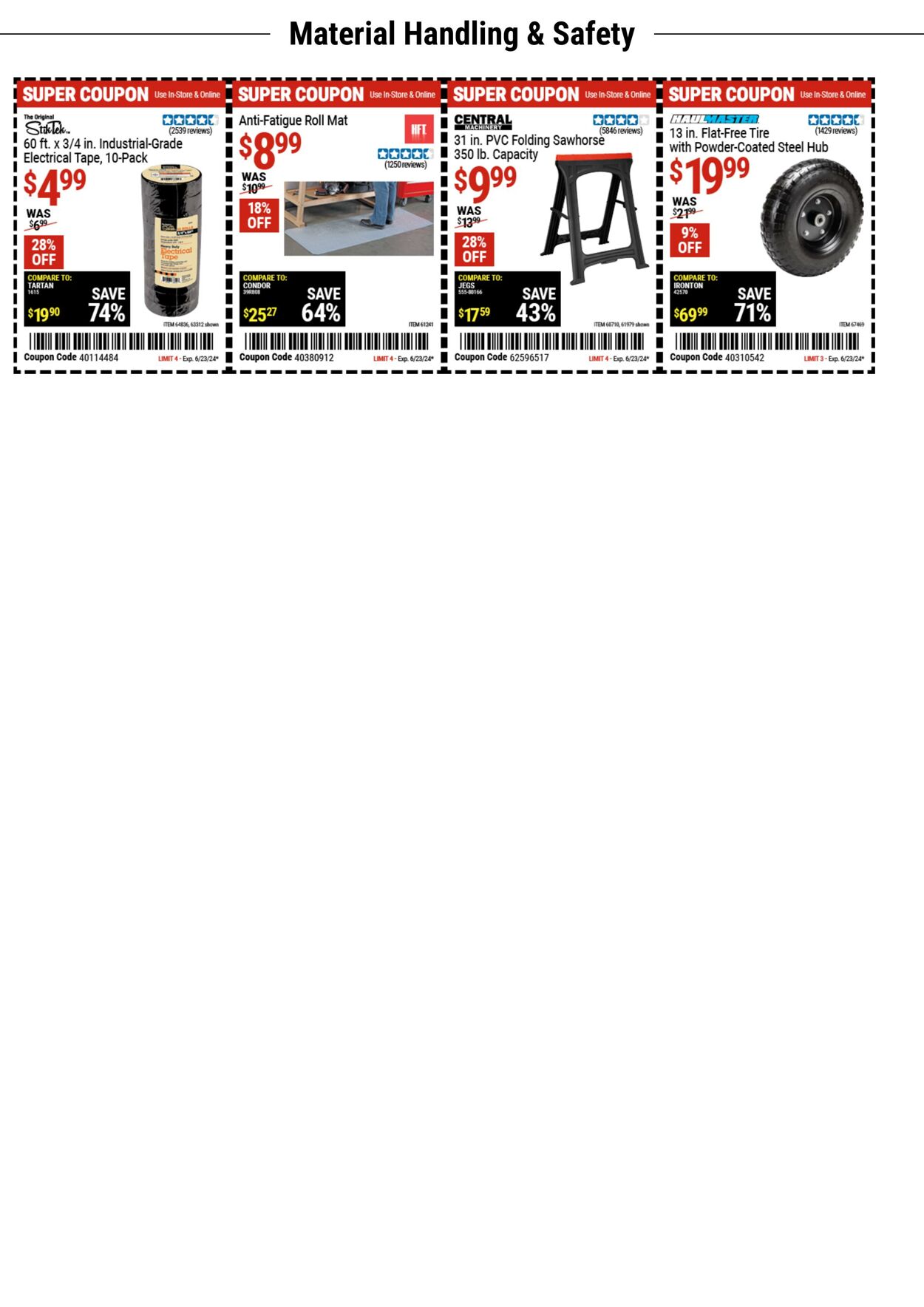 Catalogue Harbor Freight from 06/18/2024