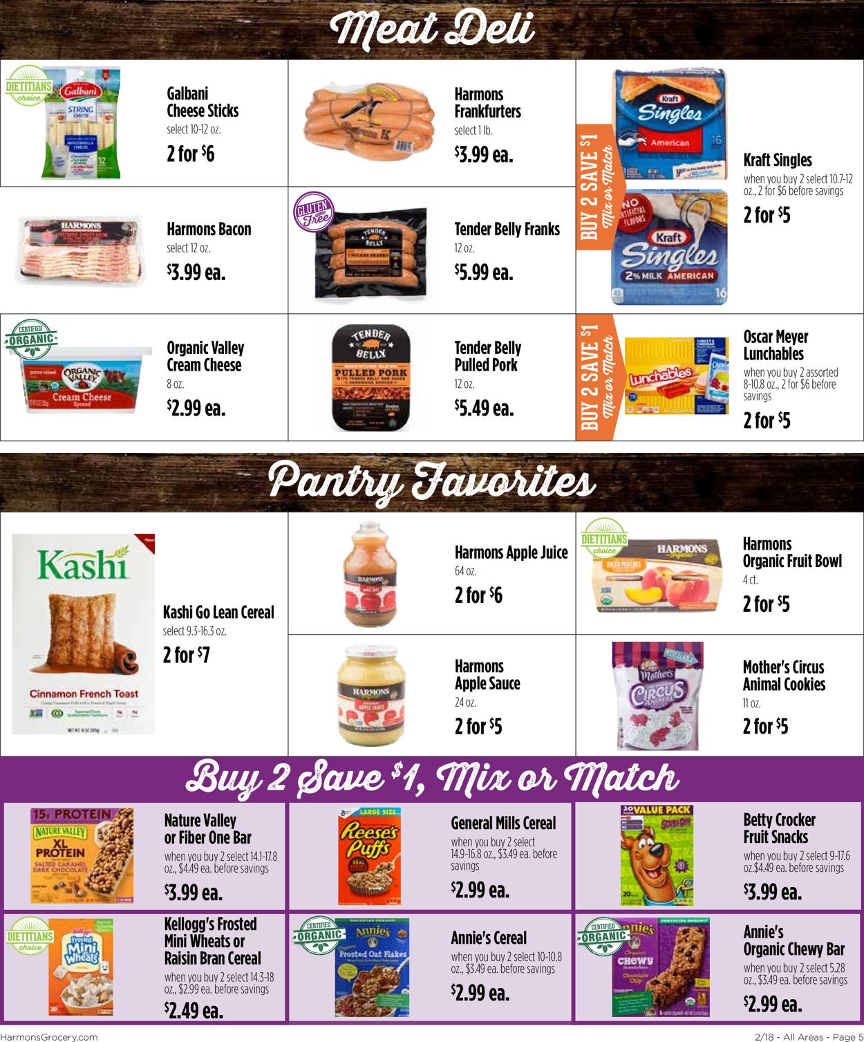 Harmons Current weekly ad 02/18 02/24/2020 [5]