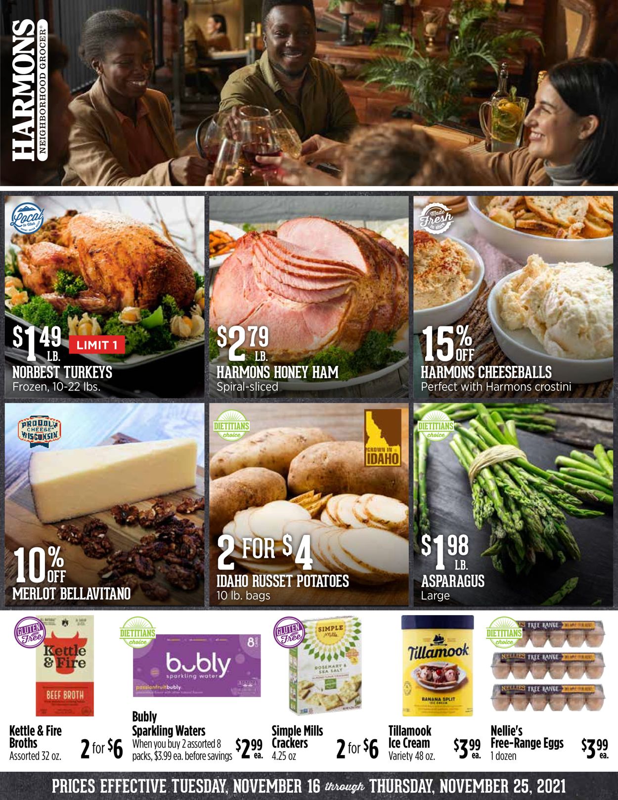Catalogue Harmons THANKSGIVING 2021 from 11/18/2021