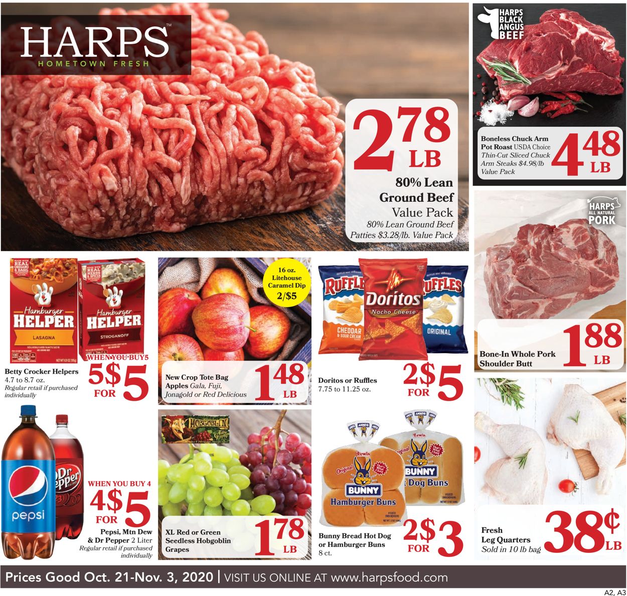 Catalogue Harps Foods from 10/21/2020