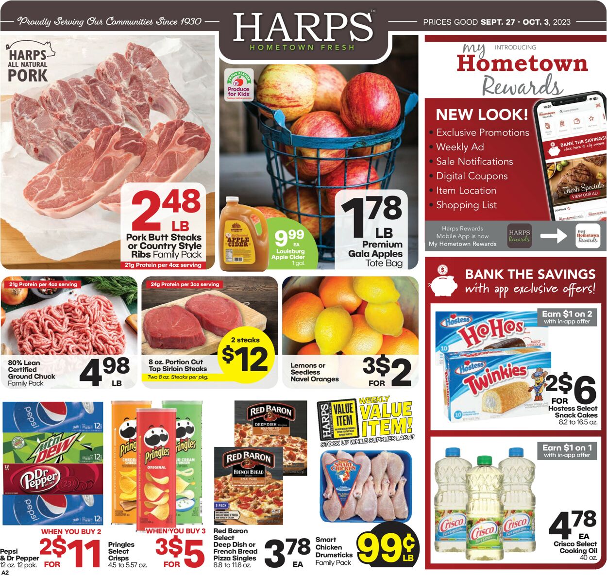 Catalogue Harps Foods from 09/27/2023