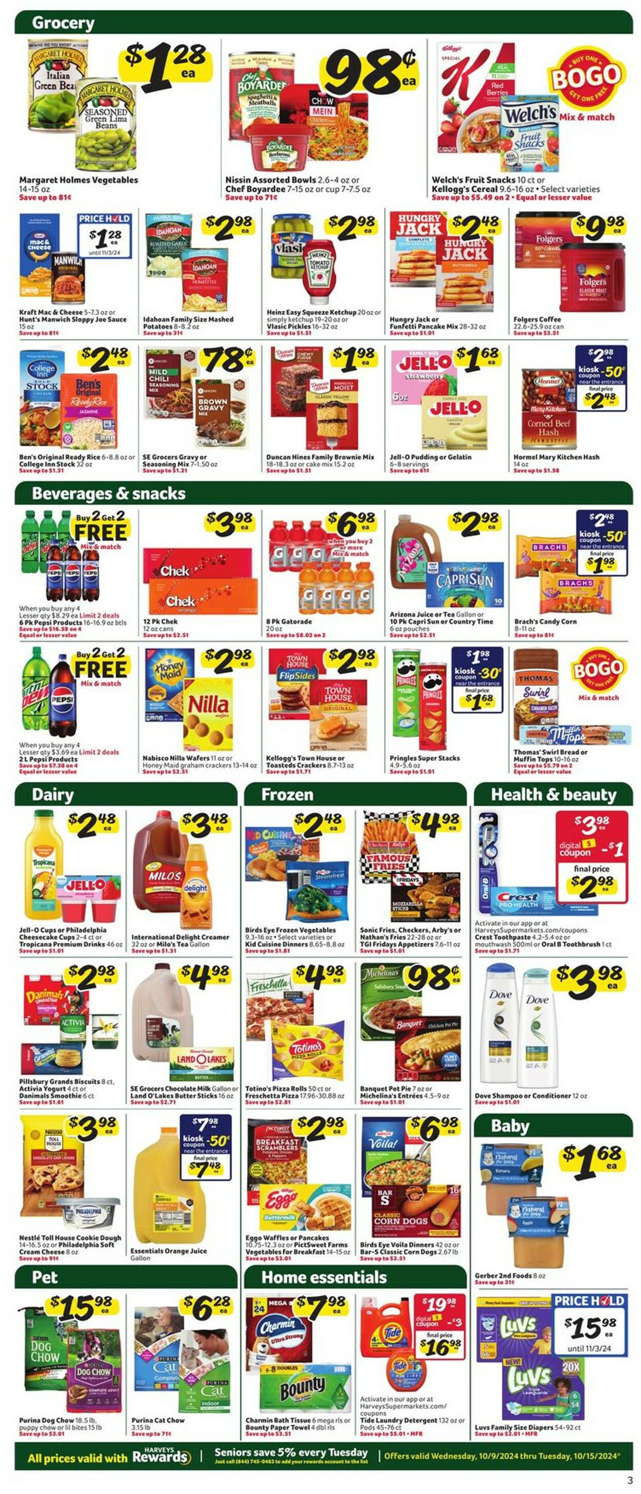 Catalogue Harveys Supermarket from 10/09/2024