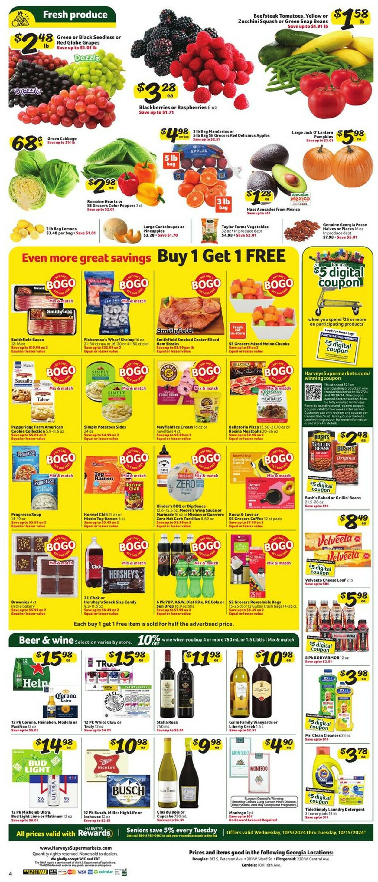 Catalogue Harveys Supermarket from 10/09/2024