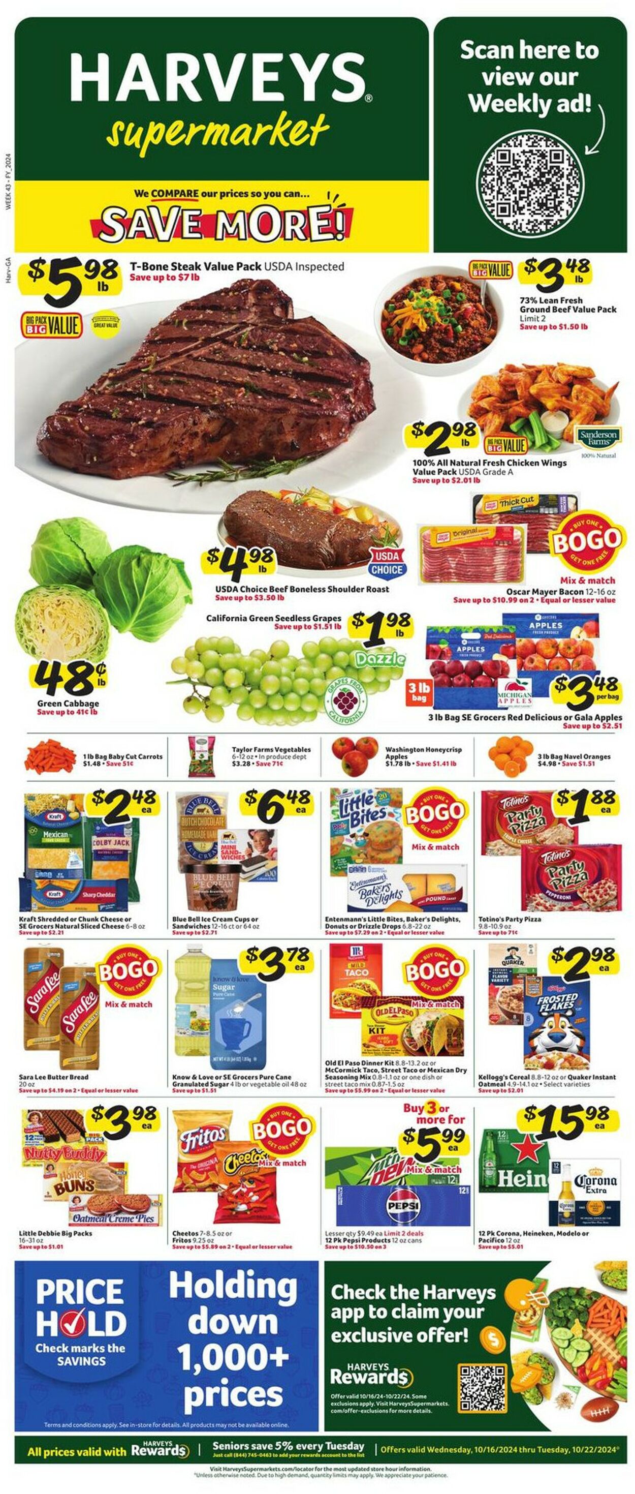 Catalogue Harveys Supermarket from 10/16/2024