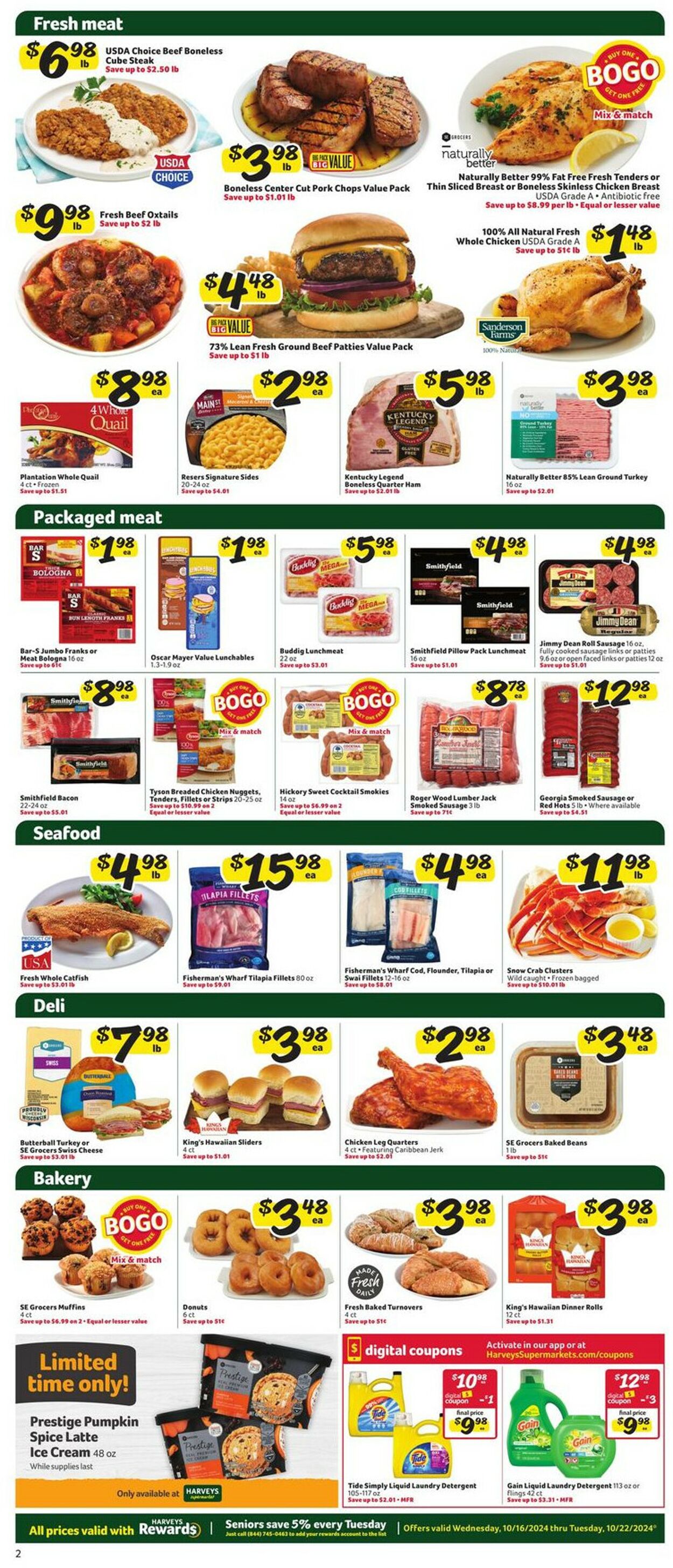 Catalogue Harveys Supermarket from 10/16/2024