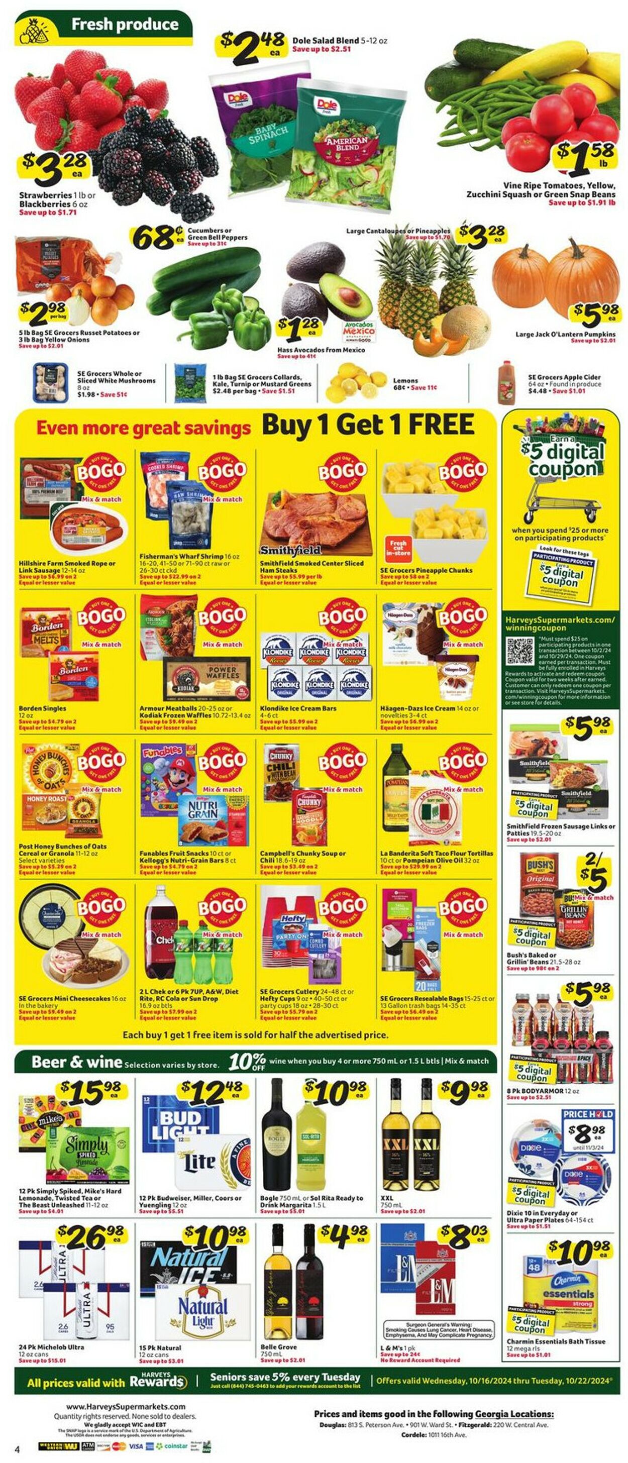 Catalogue Harveys Supermarket from 10/16/2024