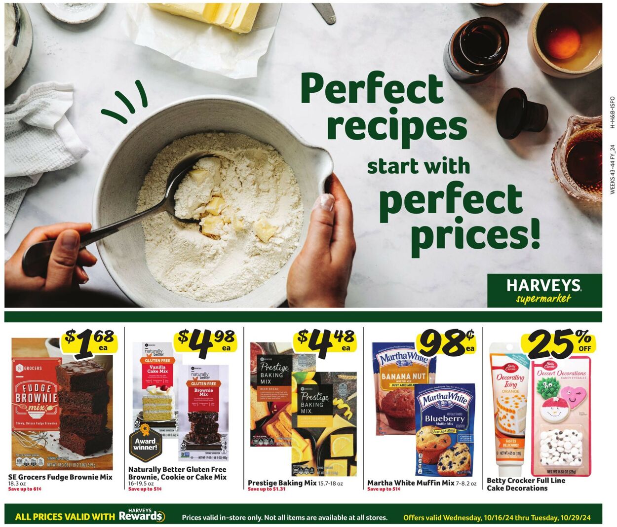 Catalogue Harveys Supermarket from 10/16/2024