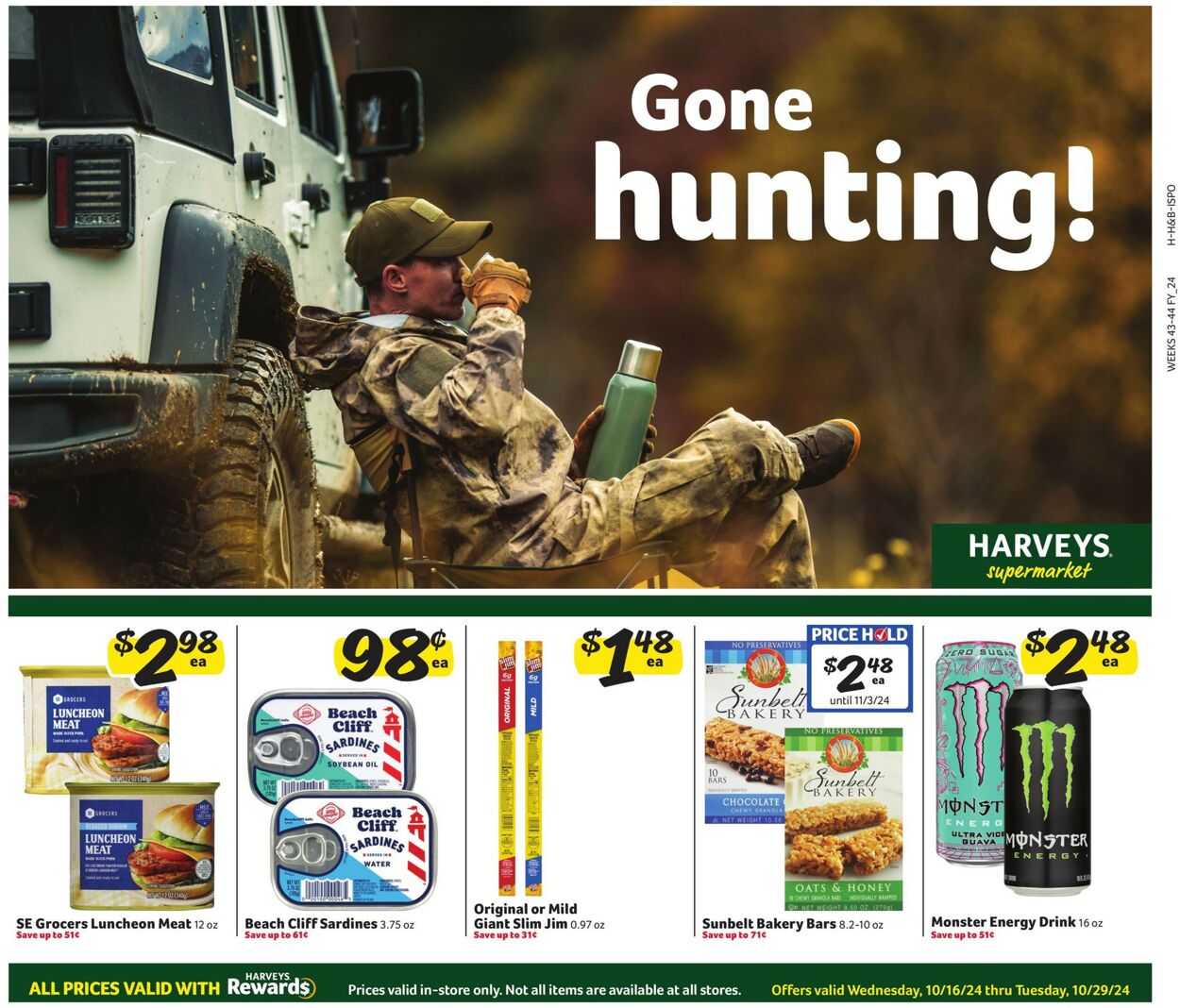 Catalogue Harveys Supermarket from 10/16/2024