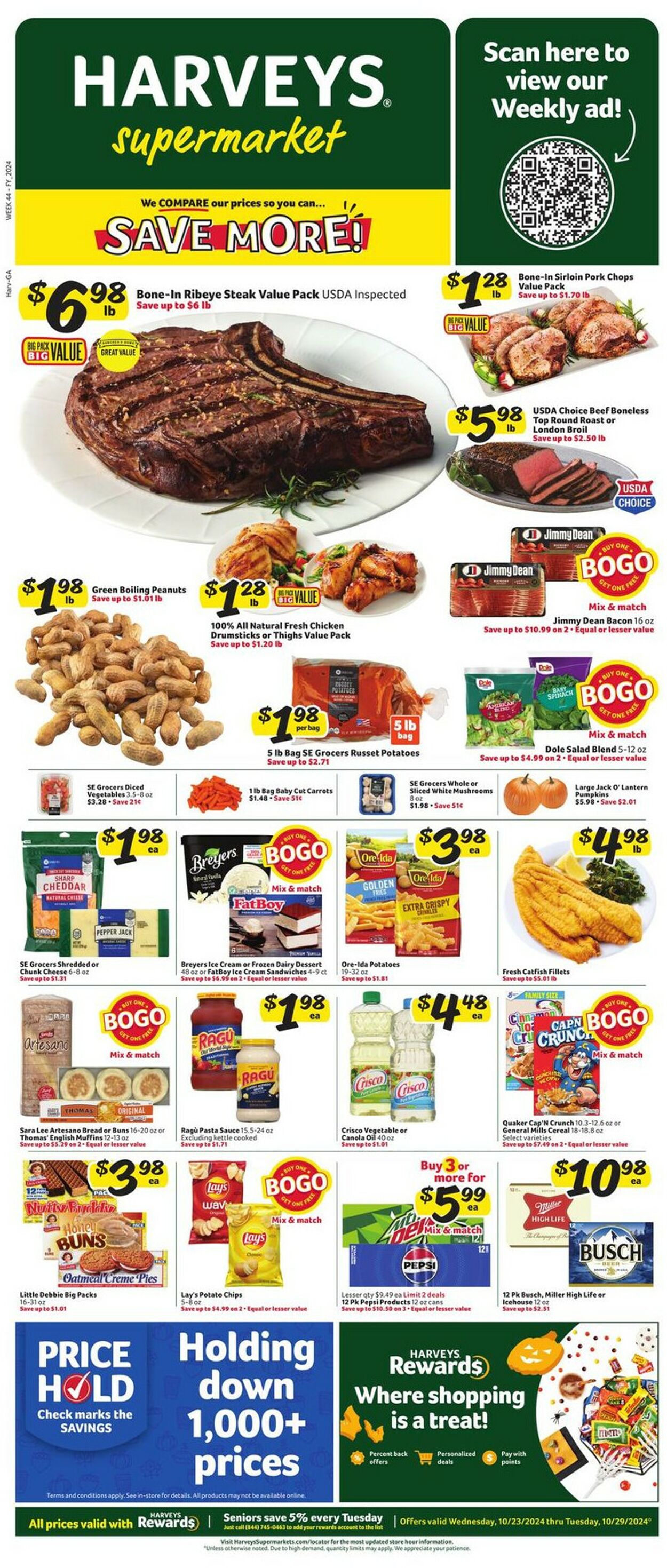 Catalogue Harveys Supermarket from 10/23/2024