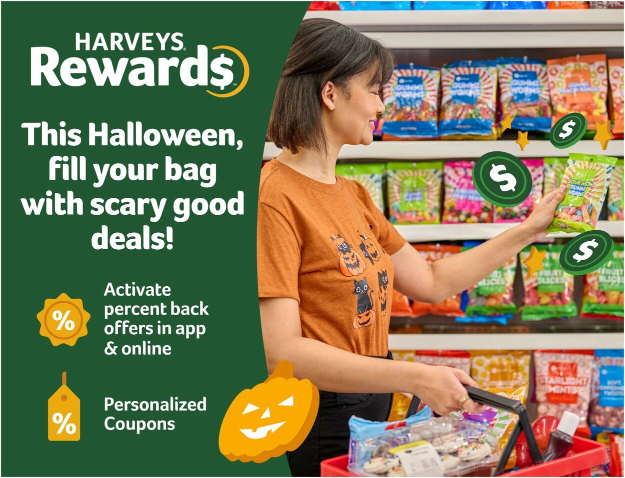 Catalogue Harveys Supermarket from 10/23/2024