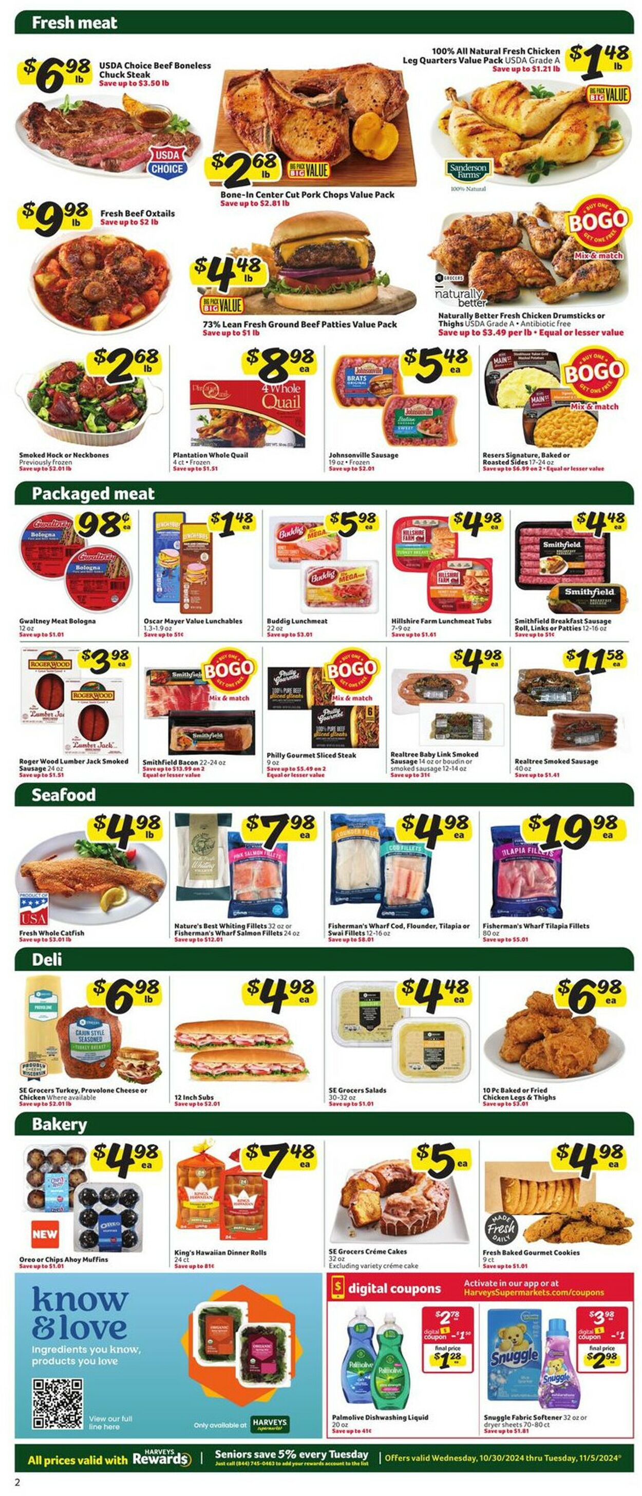 Catalogue Harveys Supermarket from 10/30/2024