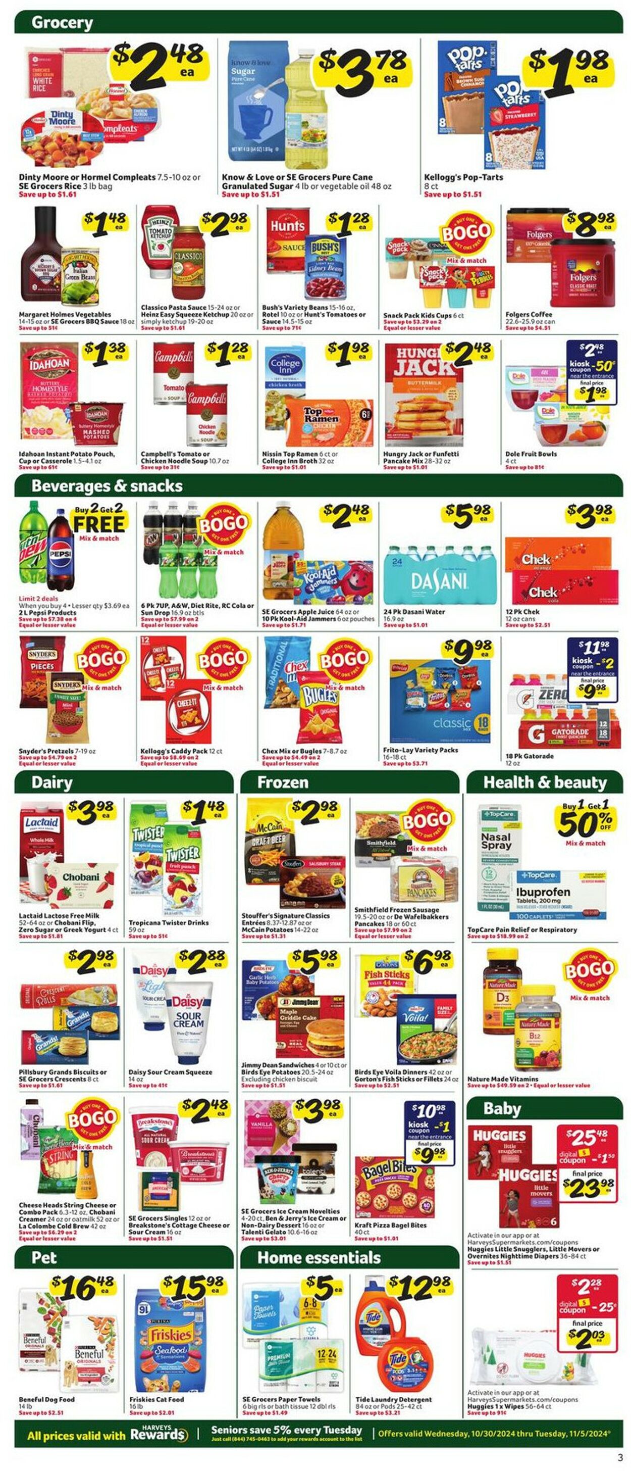 Catalogue Harveys Supermarket from 10/30/2024