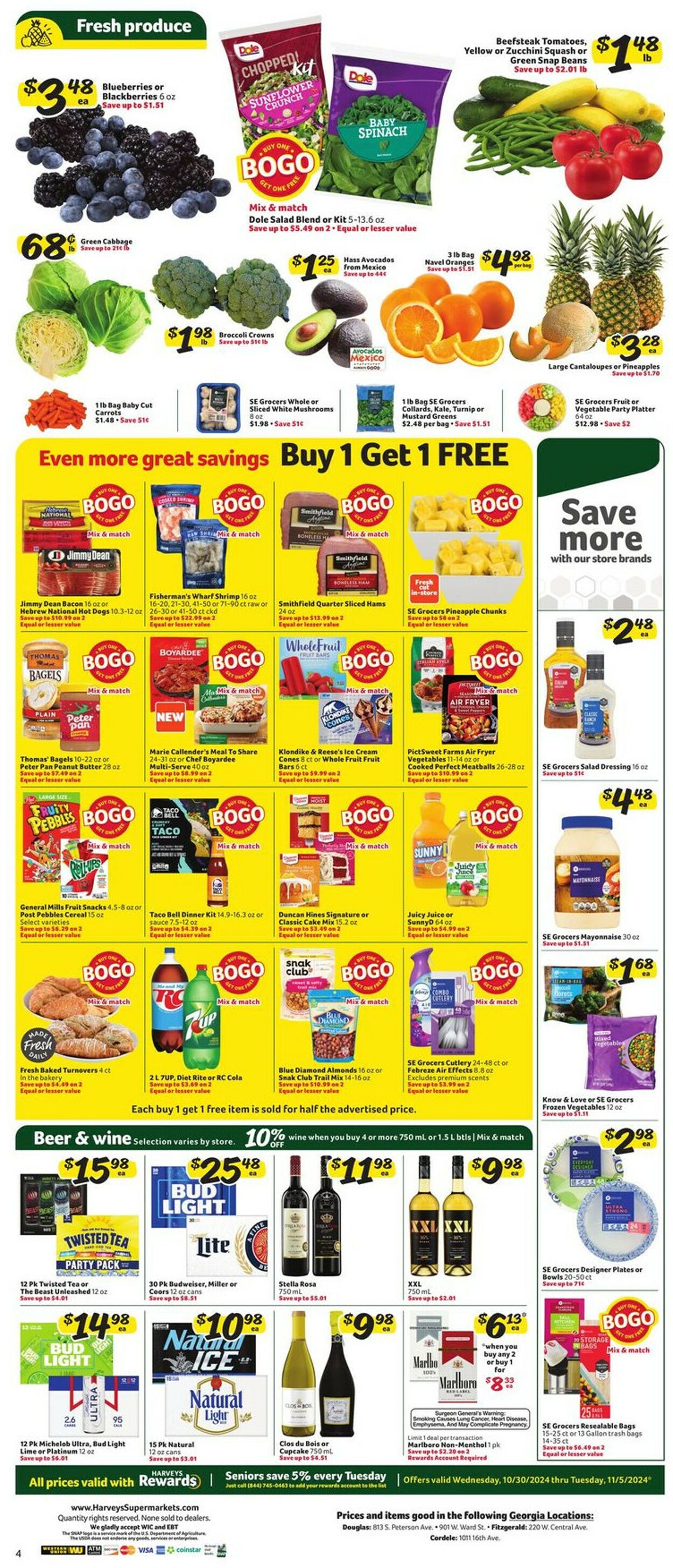 Catalogue Harveys Supermarket from 10/30/2024