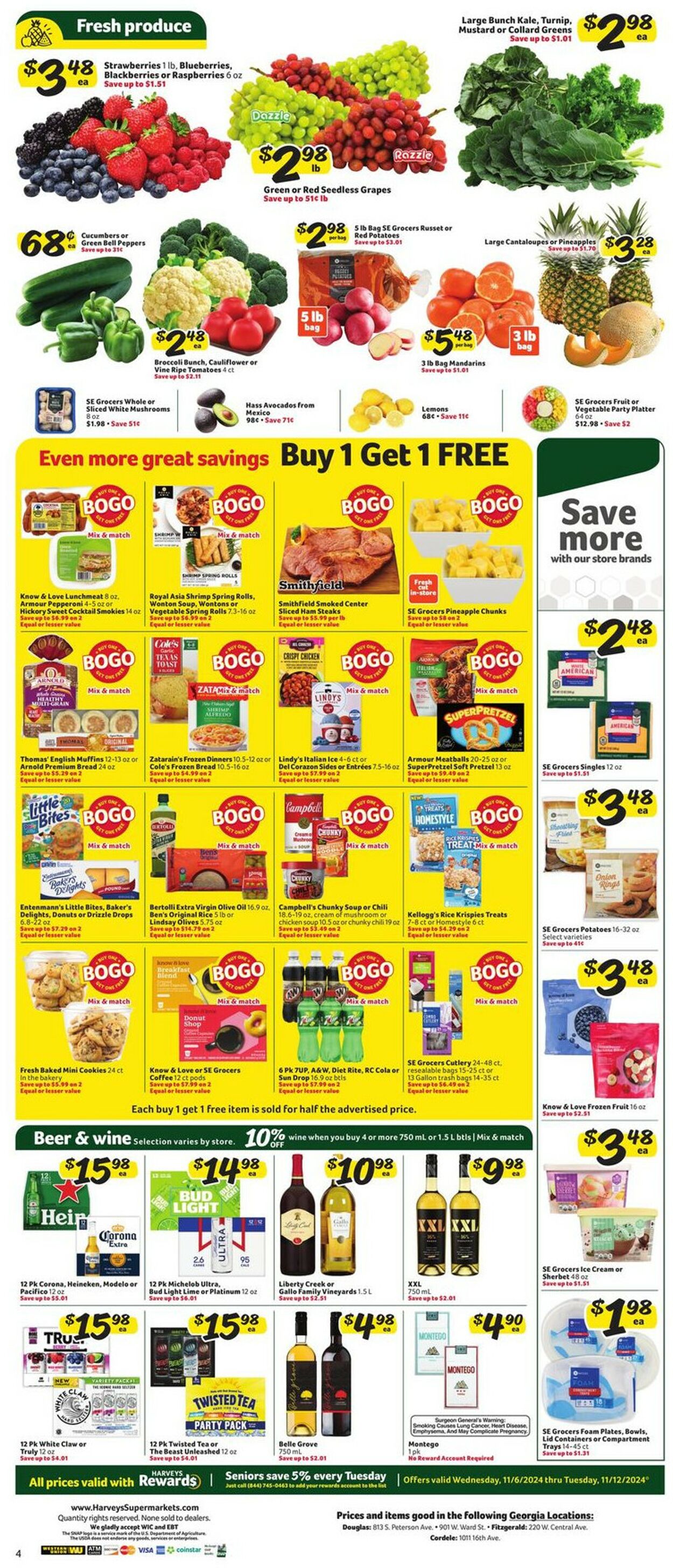 Catalogue Harveys Supermarket from 11/06/2024