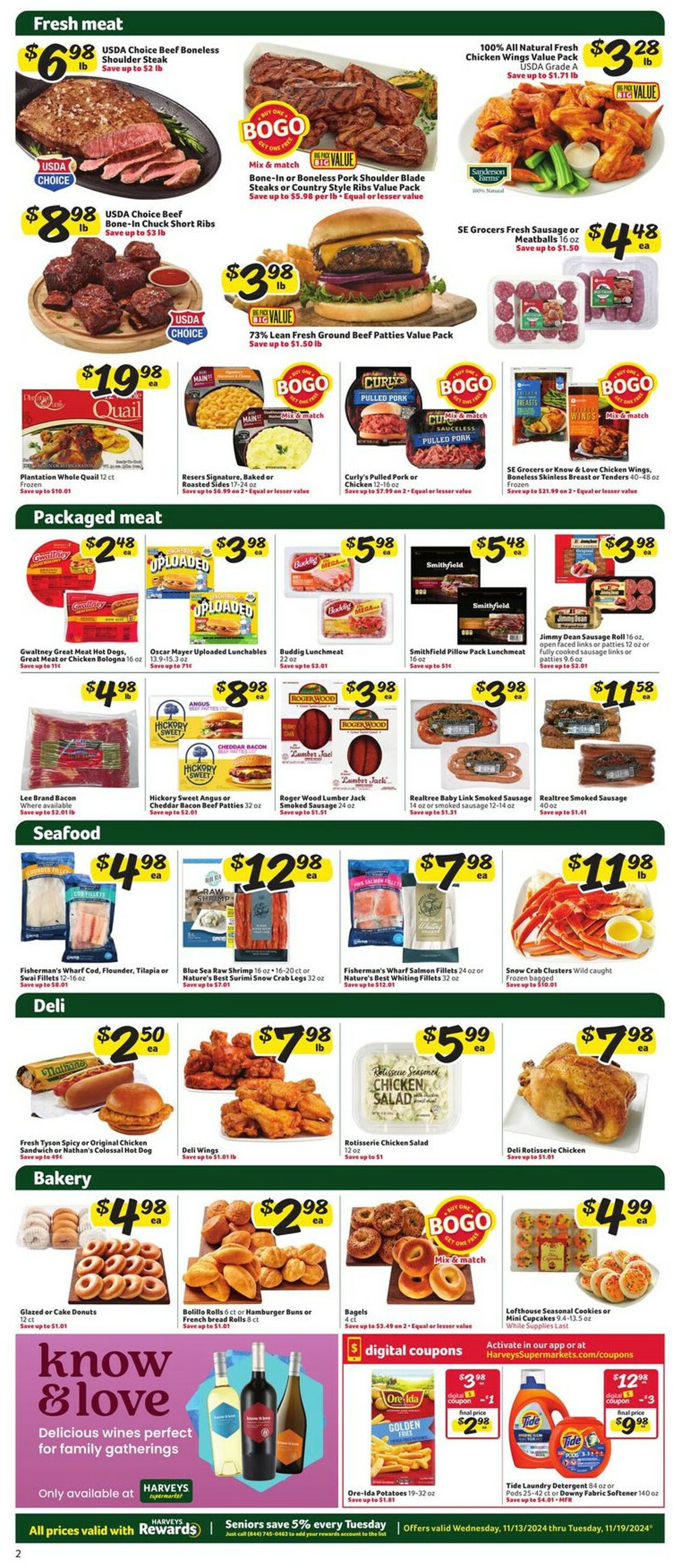 Catalogue Harveys Supermarket from 11/13/2024