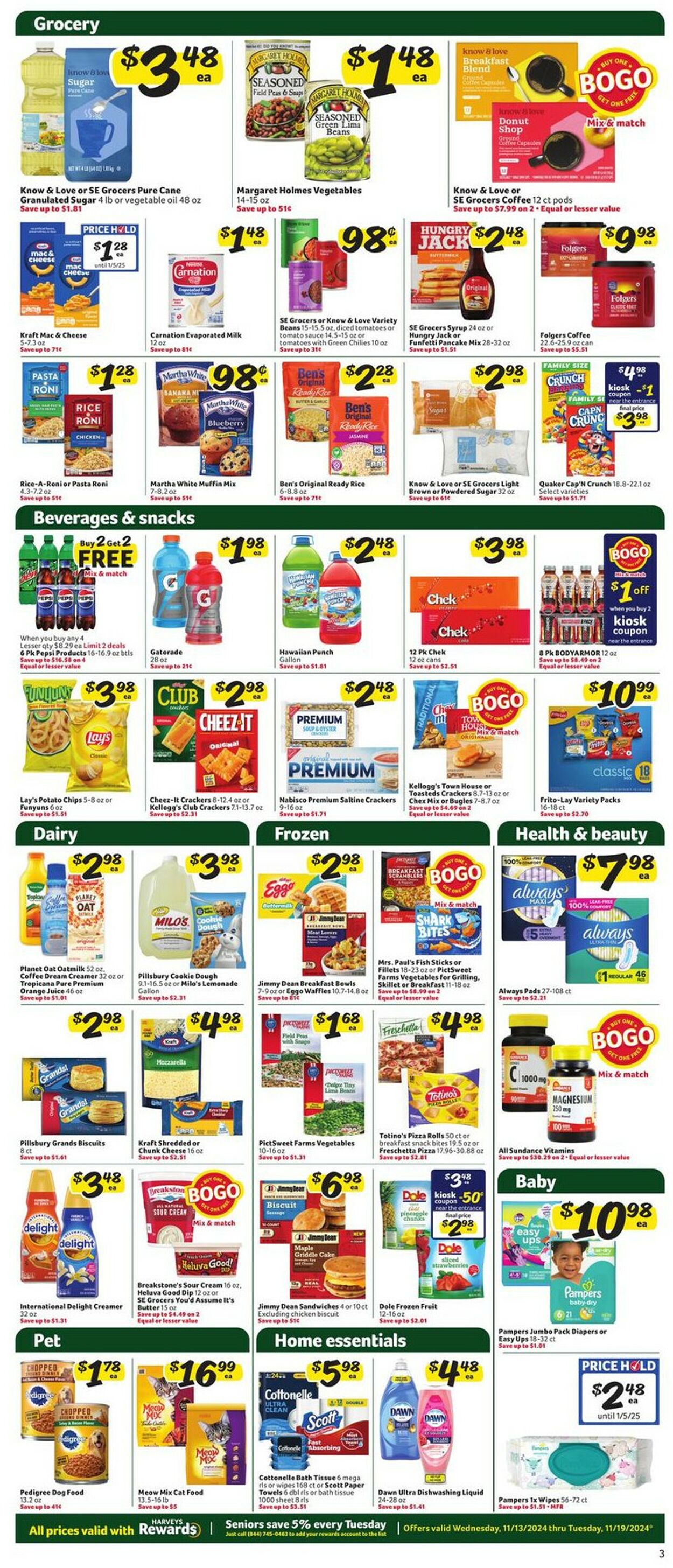 Catalogue Harveys Supermarket from 11/13/2024