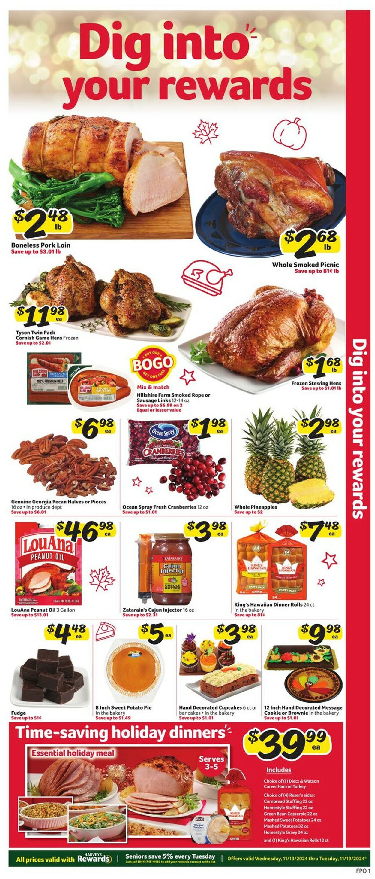 Catalogue Harveys Supermarket from 11/13/2024