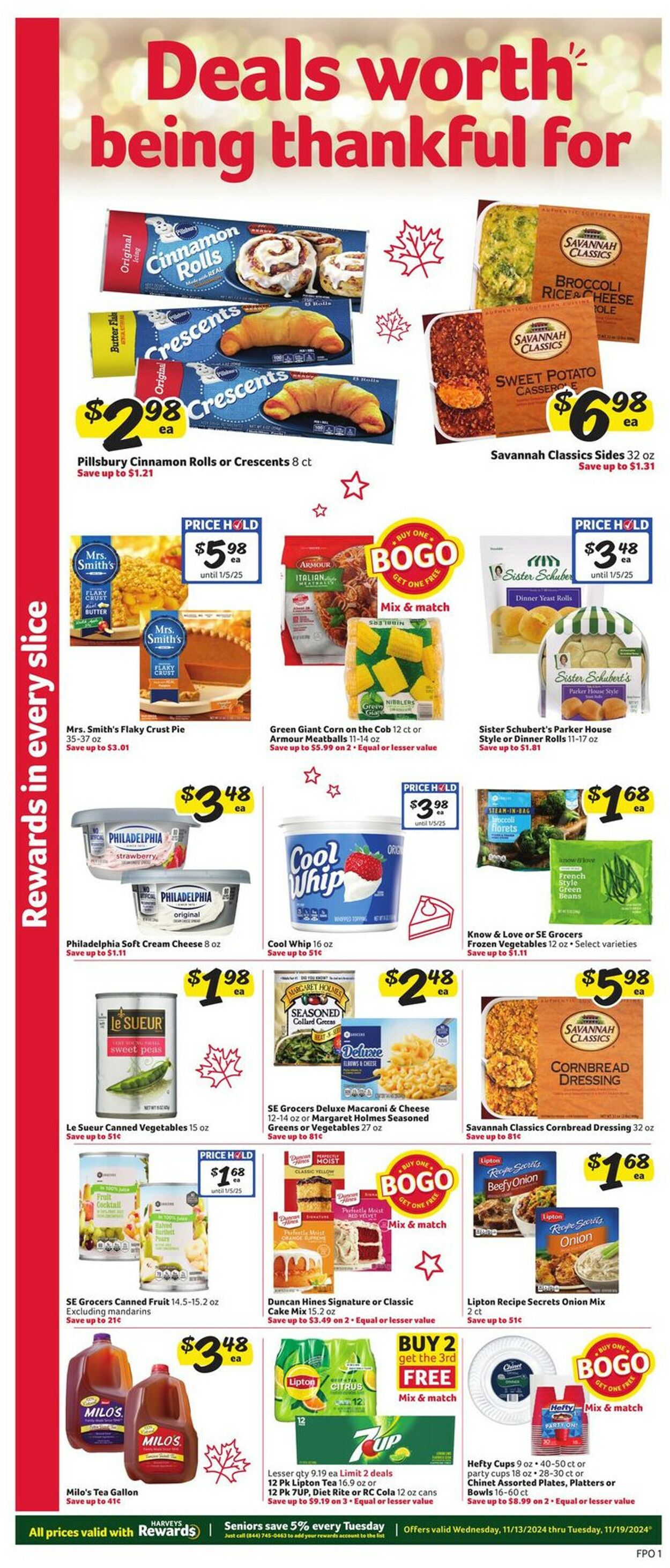 Catalogue Harveys Supermarket from 11/13/2024