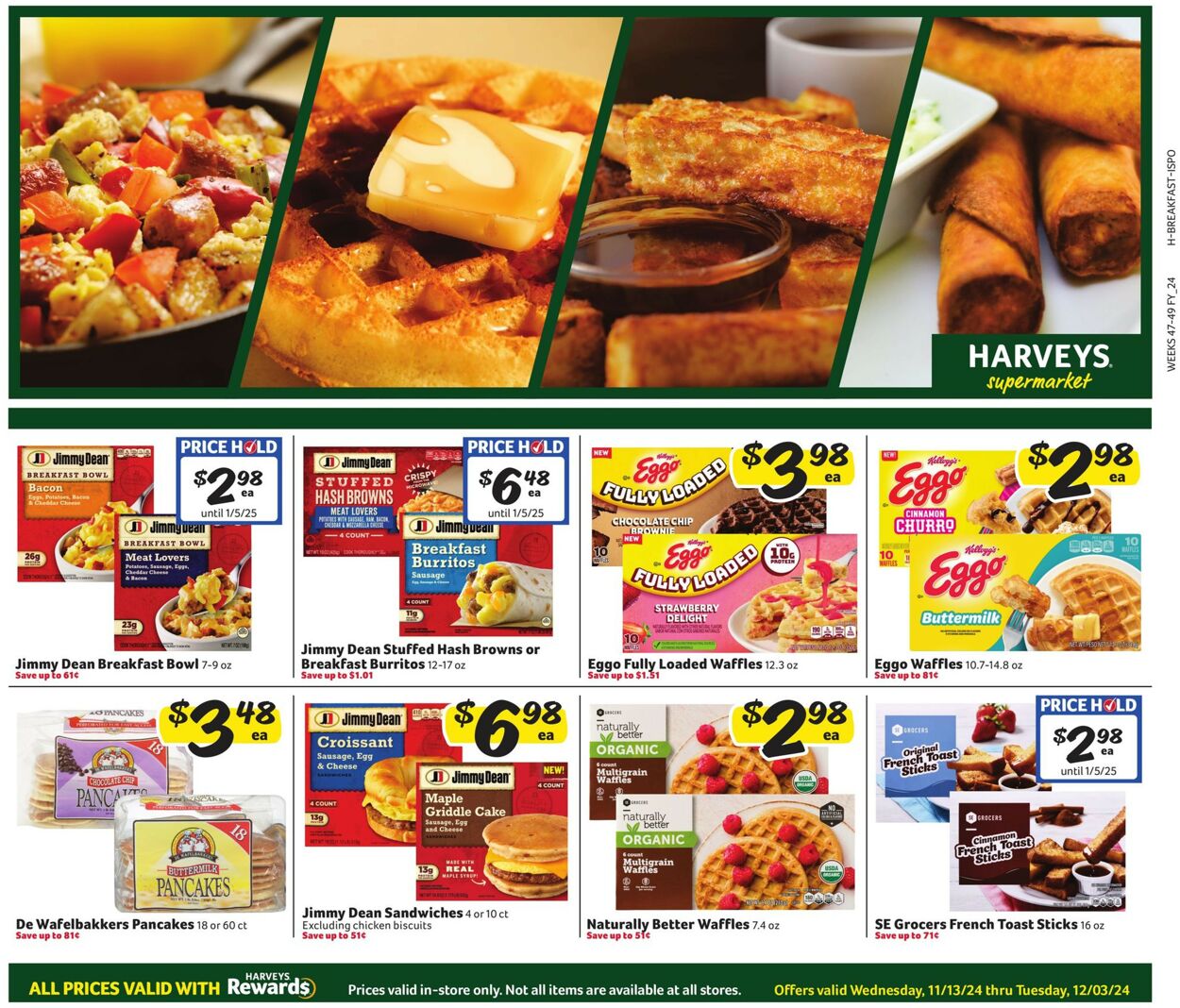 Catalogue Harveys Supermarket from 11/13/2024