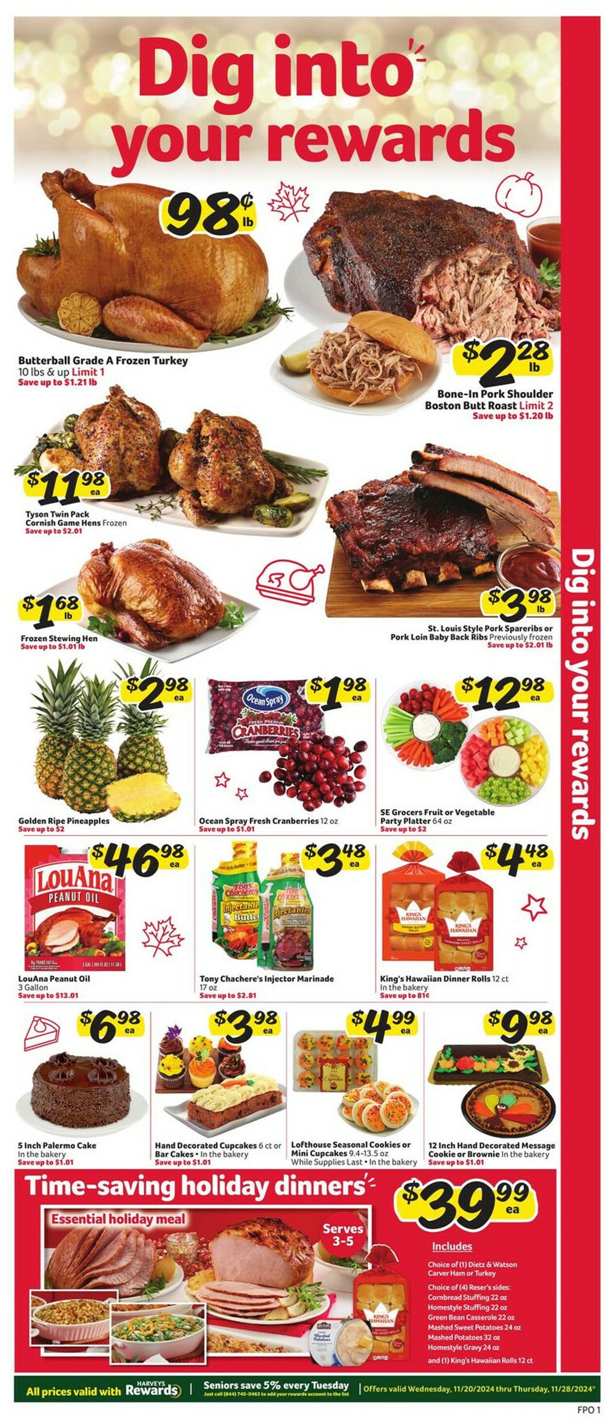 Catalogue Harveys Supermarket from 11/20/2024