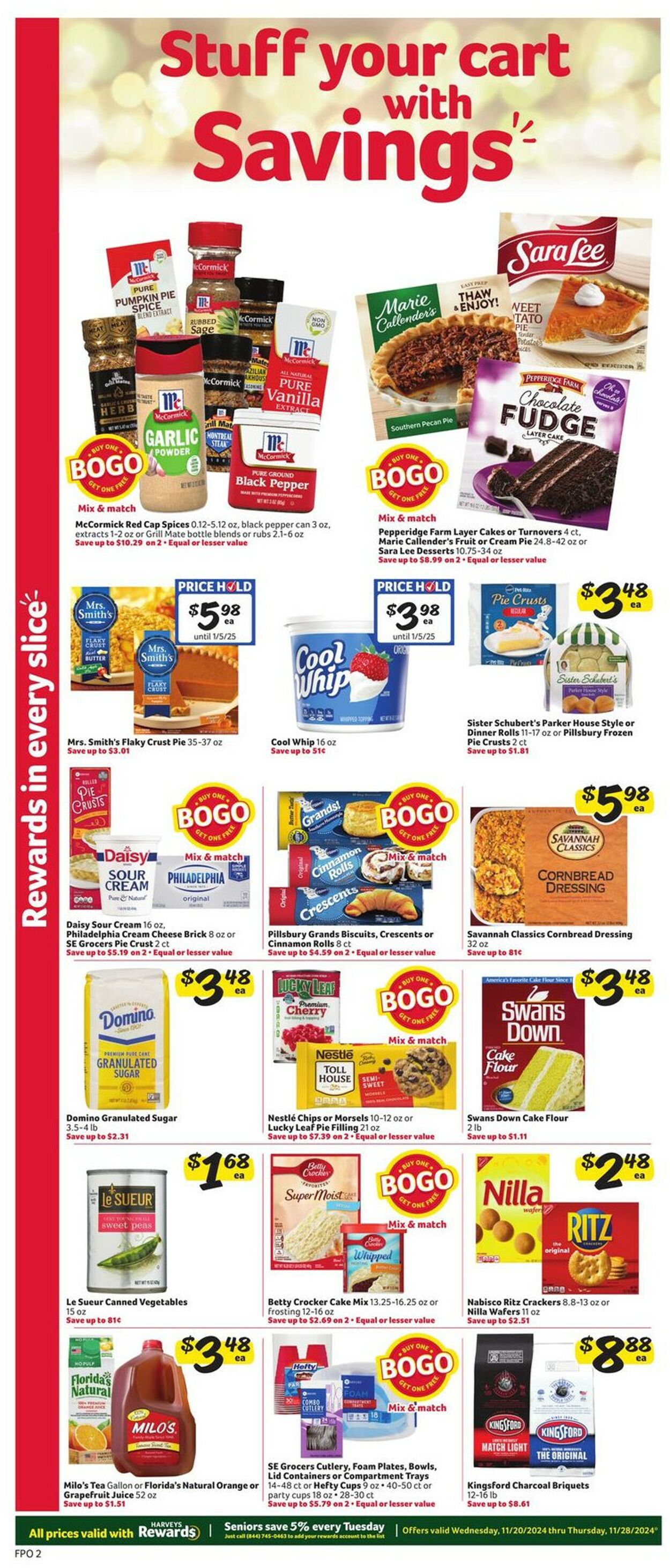 Catalogue Harveys Supermarket from 11/20/2024