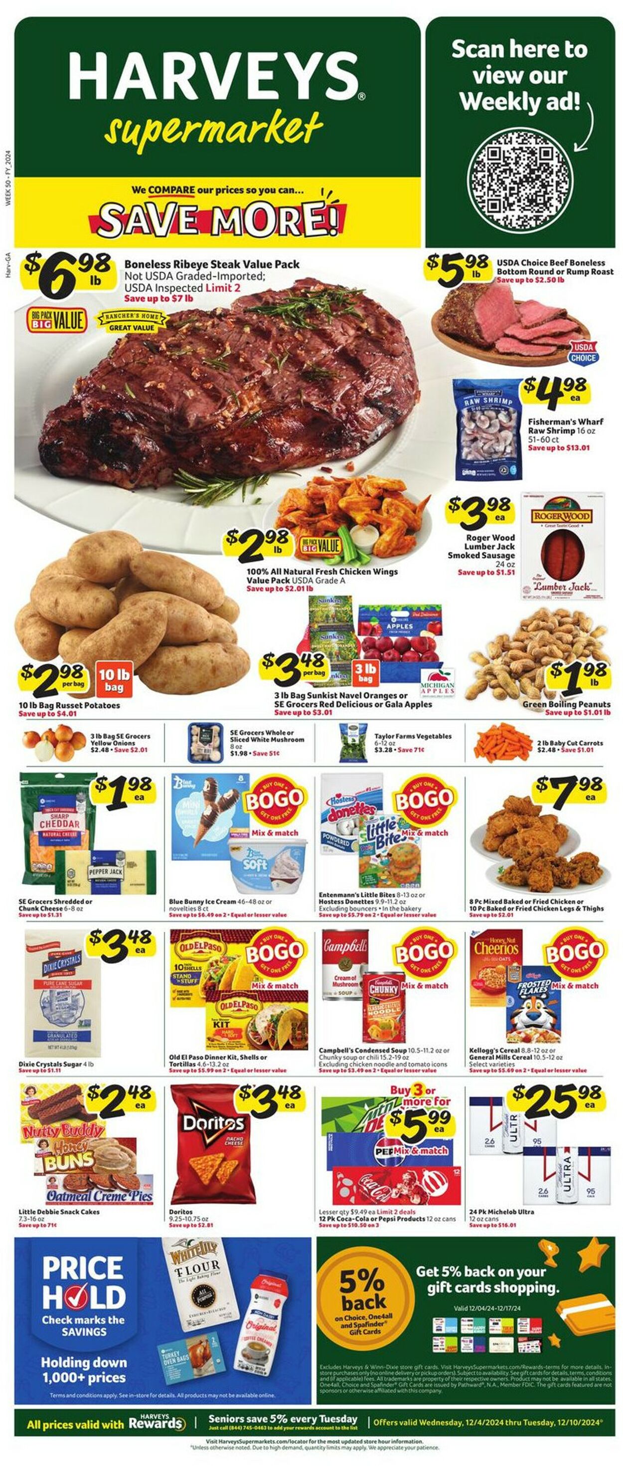 Catalogue Harveys Supermarket from 12/04/2024