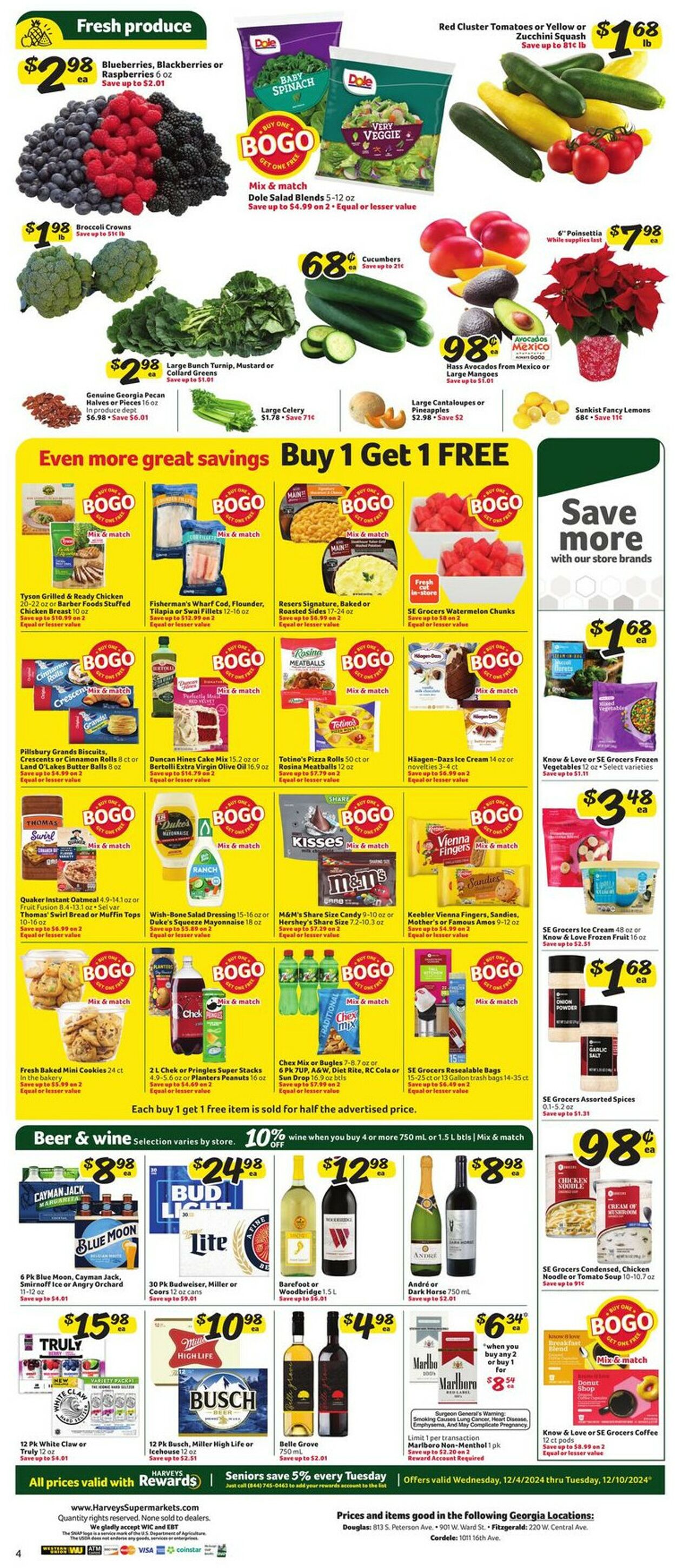 Catalogue Harveys Supermarket from 12/04/2024