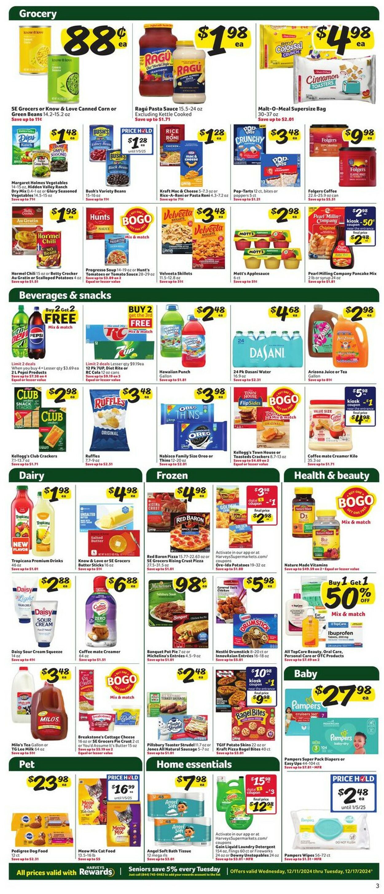 Catalogue Harveys Supermarket from 12/11/2024