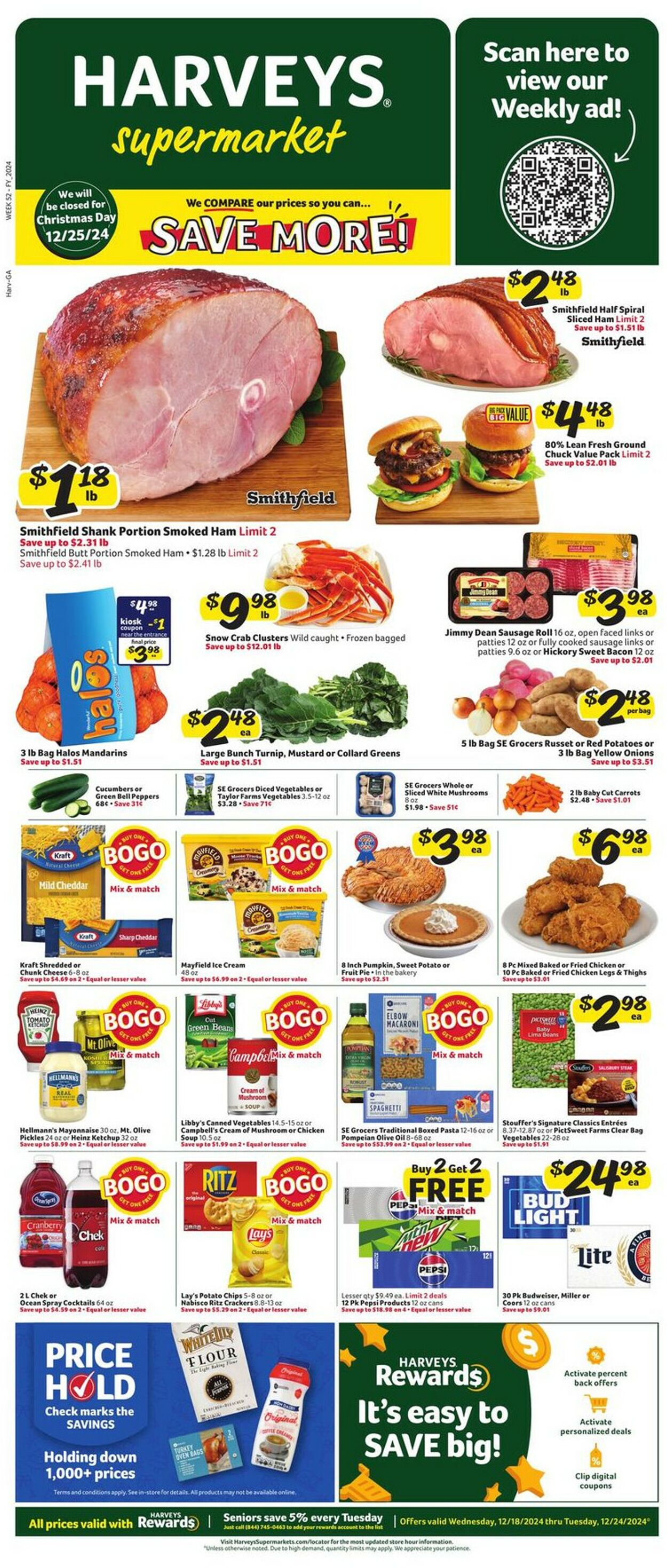 Catalogue Harveys Supermarket from 12/18/2024