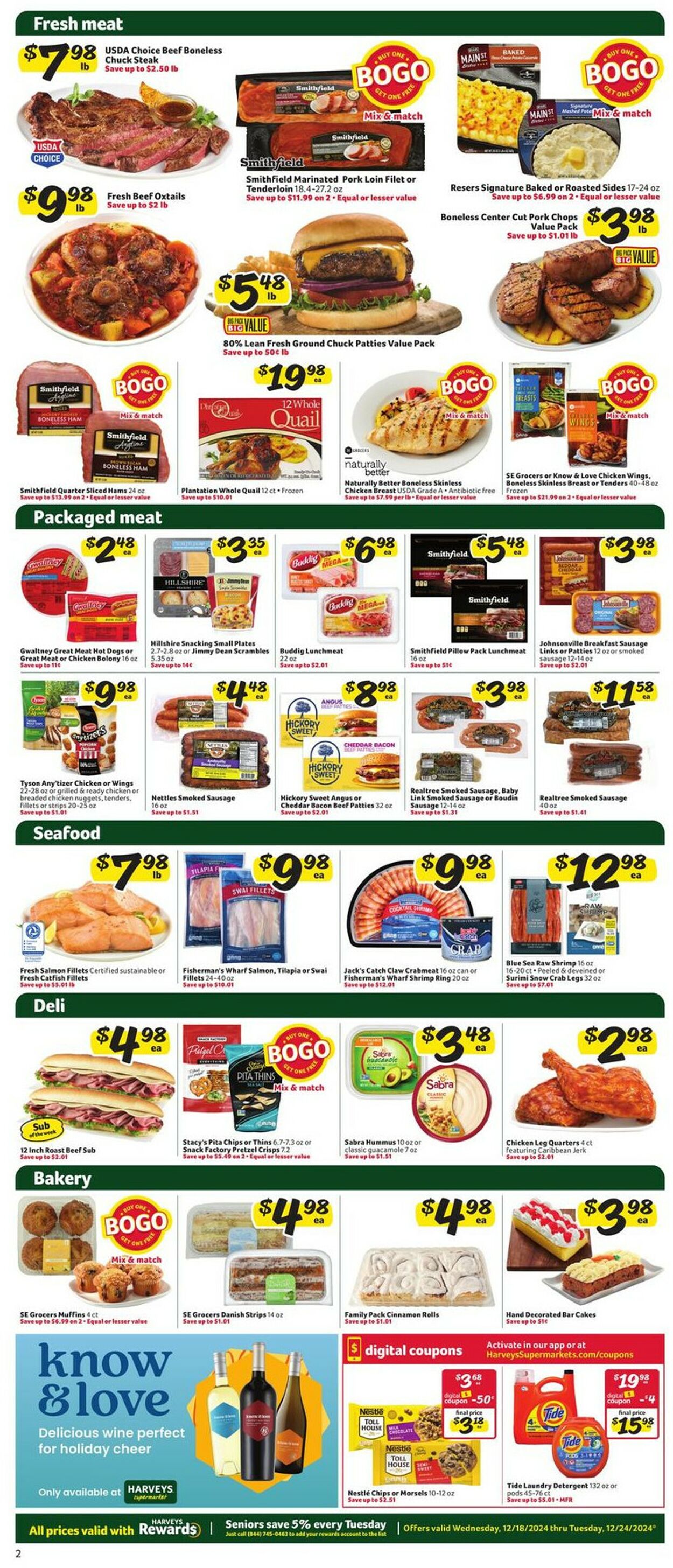 Catalogue Harveys Supermarket from 12/18/2024