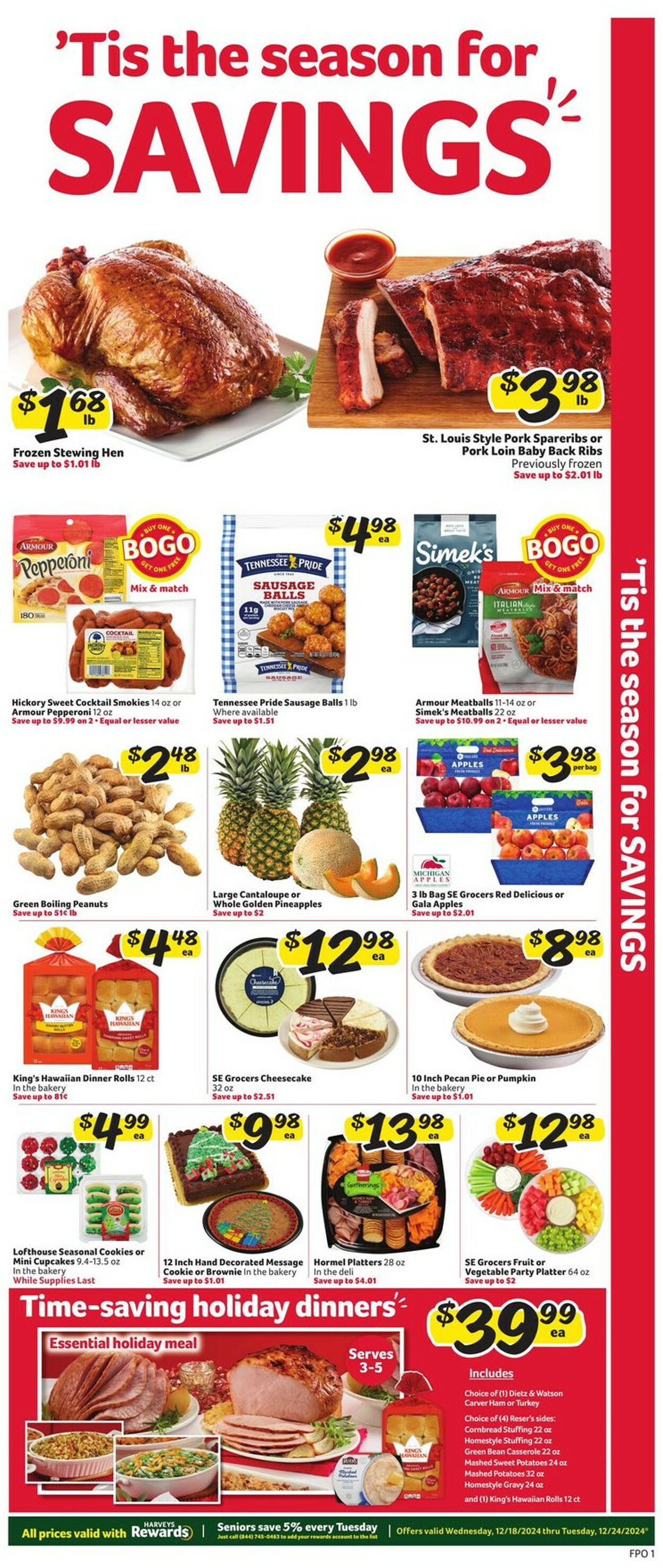 Catalogue Harveys Supermarket from 12/18/2024