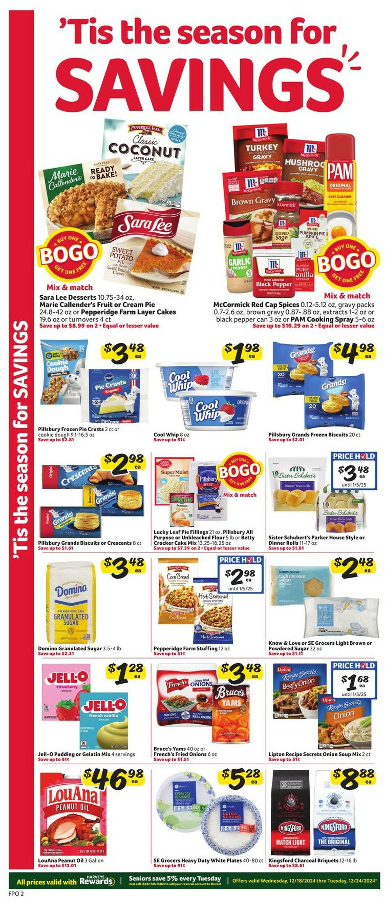 Catalogue Harveys Supermarket from 12/18/2024