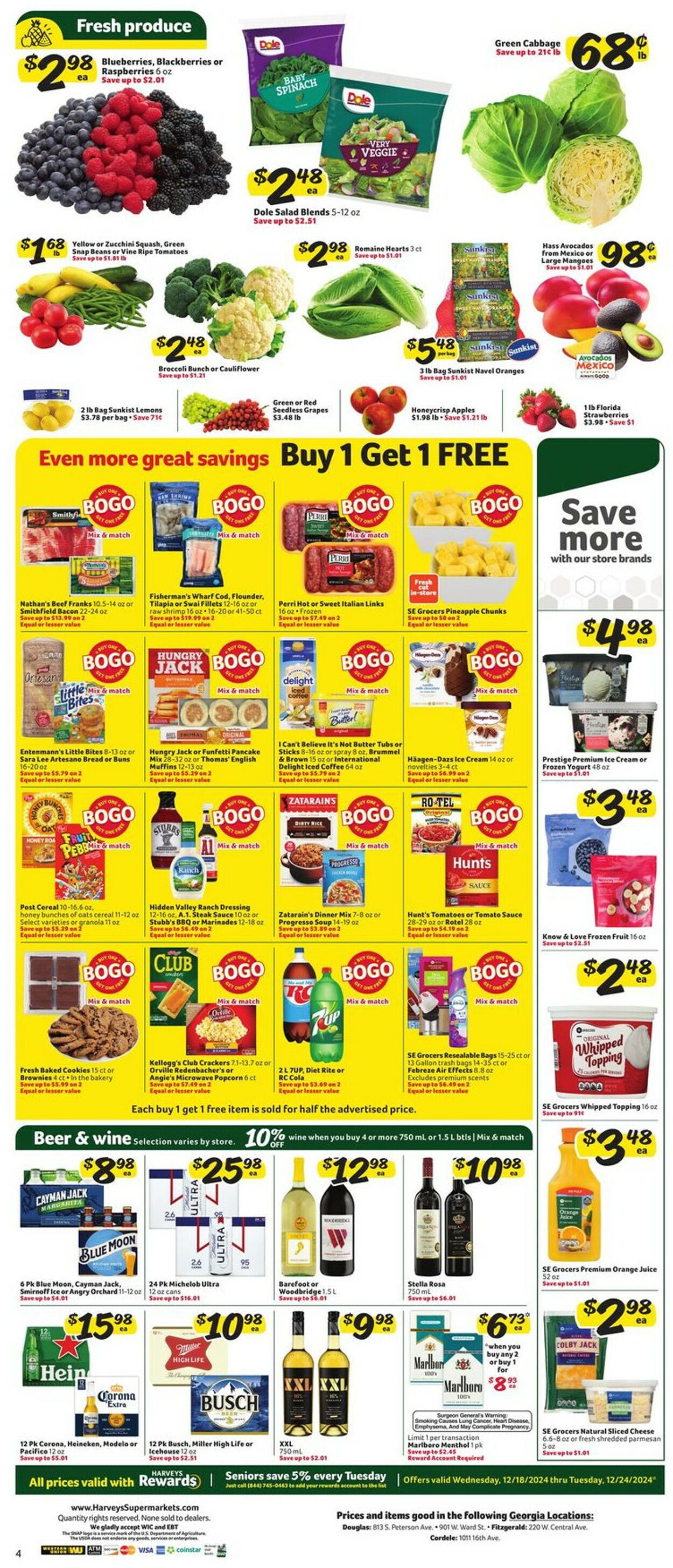 Catalogue Harveys Supermarket from 12/18/2024