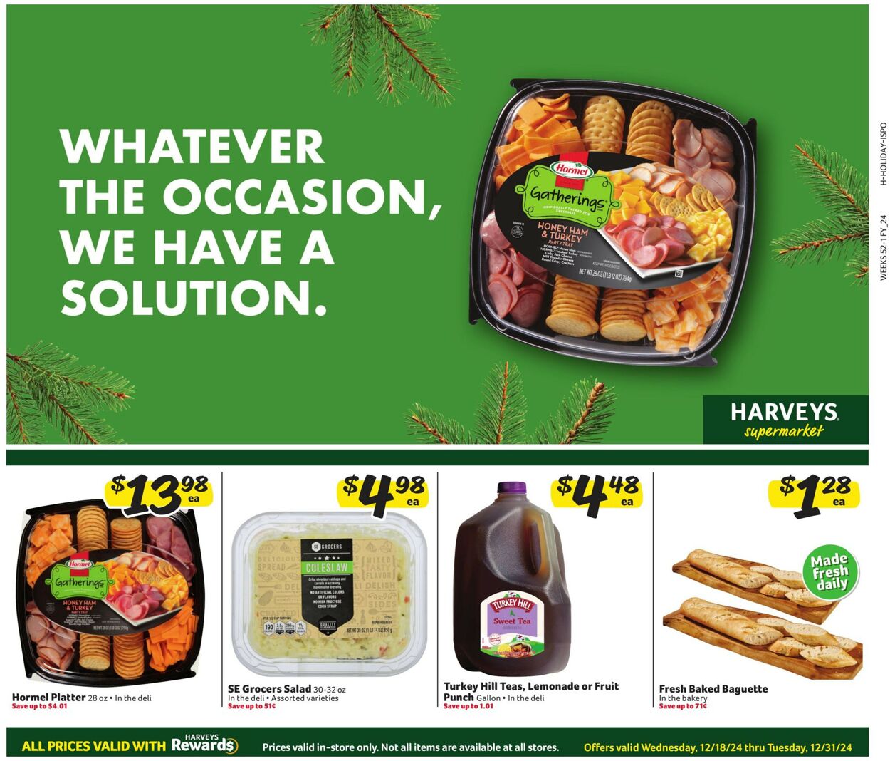 Catalogue Harveys Supermarket from 12/18/2024