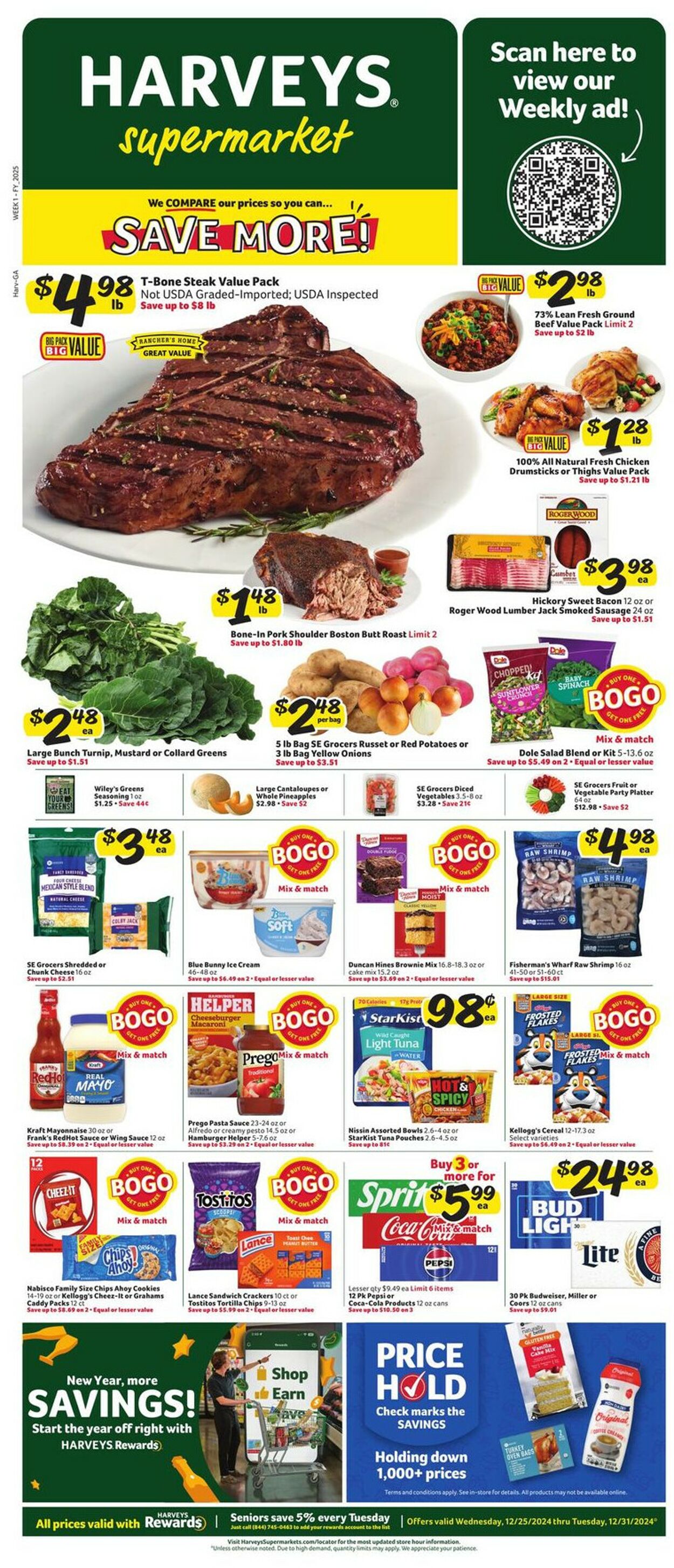 Catalogue Harveys Supermarket from 12/25/2024