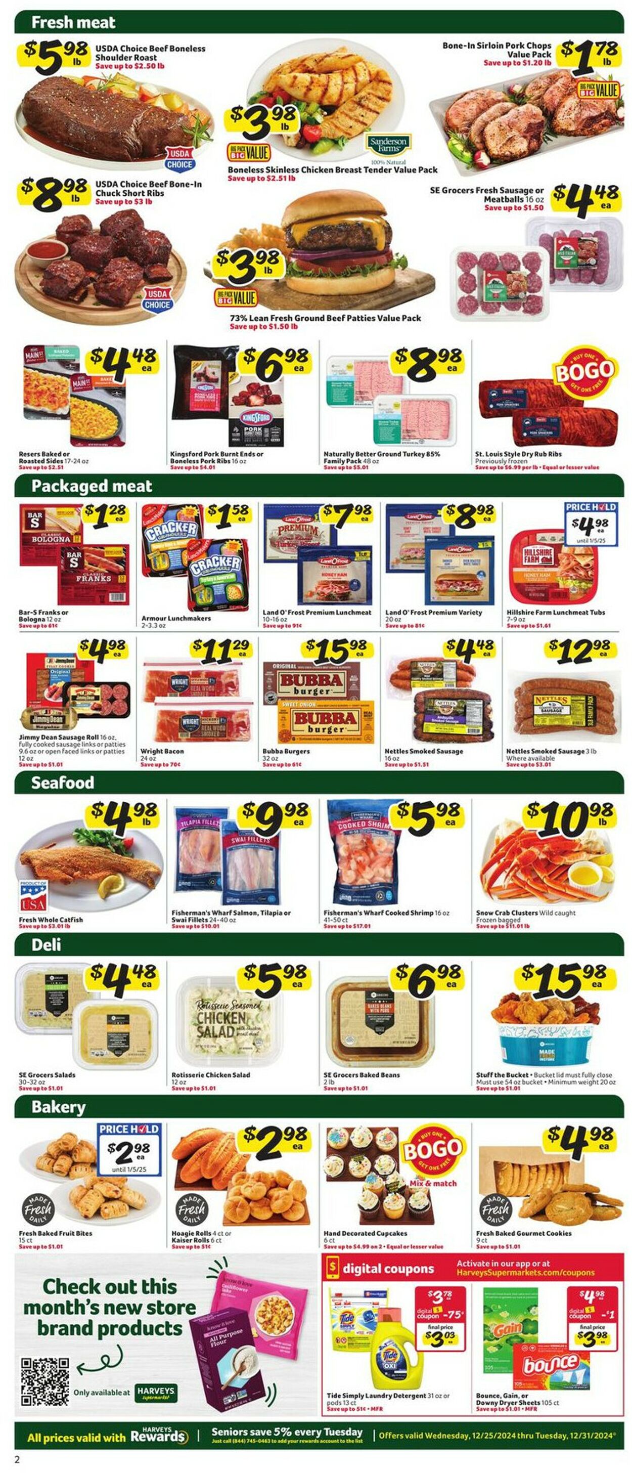 Catalogue Harveys Supermarket from 12/25/2024