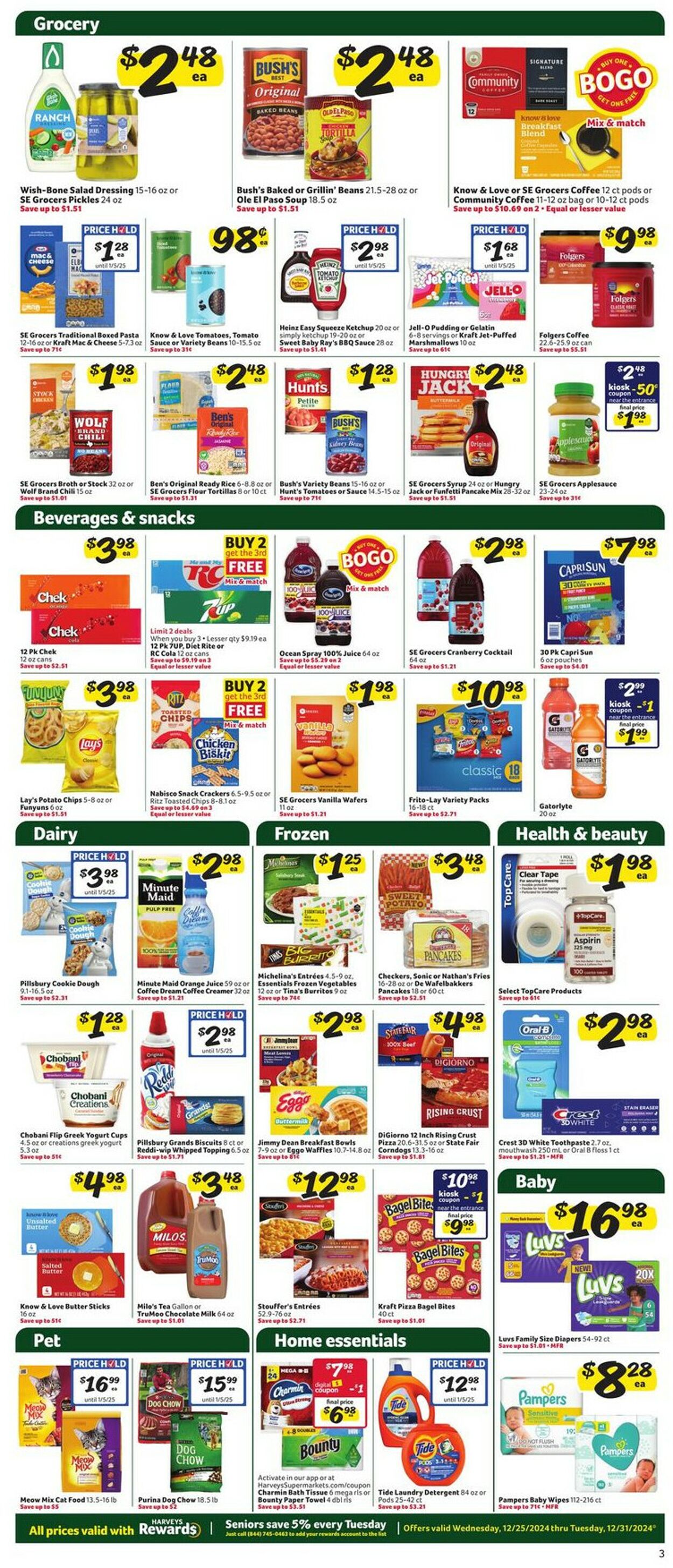 Catalogue Harveys Supermarket from 12/25/2024