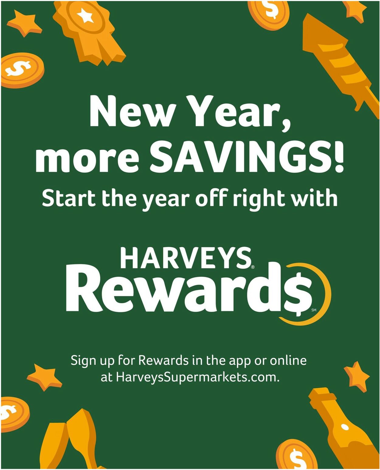 Catalogue Harveys Supermarket from 12/25/2024